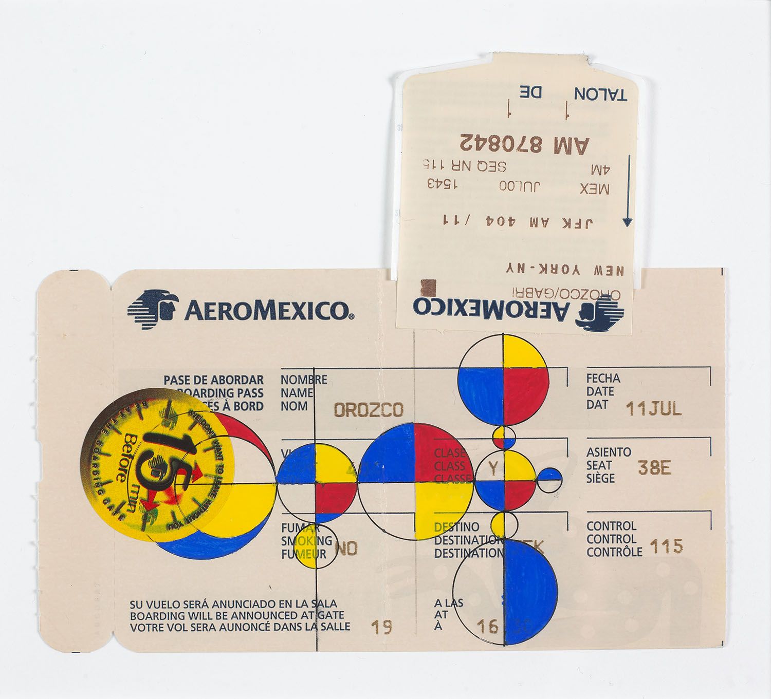Untitled (Boarding Pass July 11)