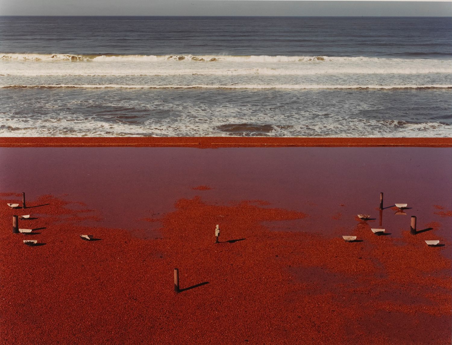 Red Seascape, Pismo Beach, California