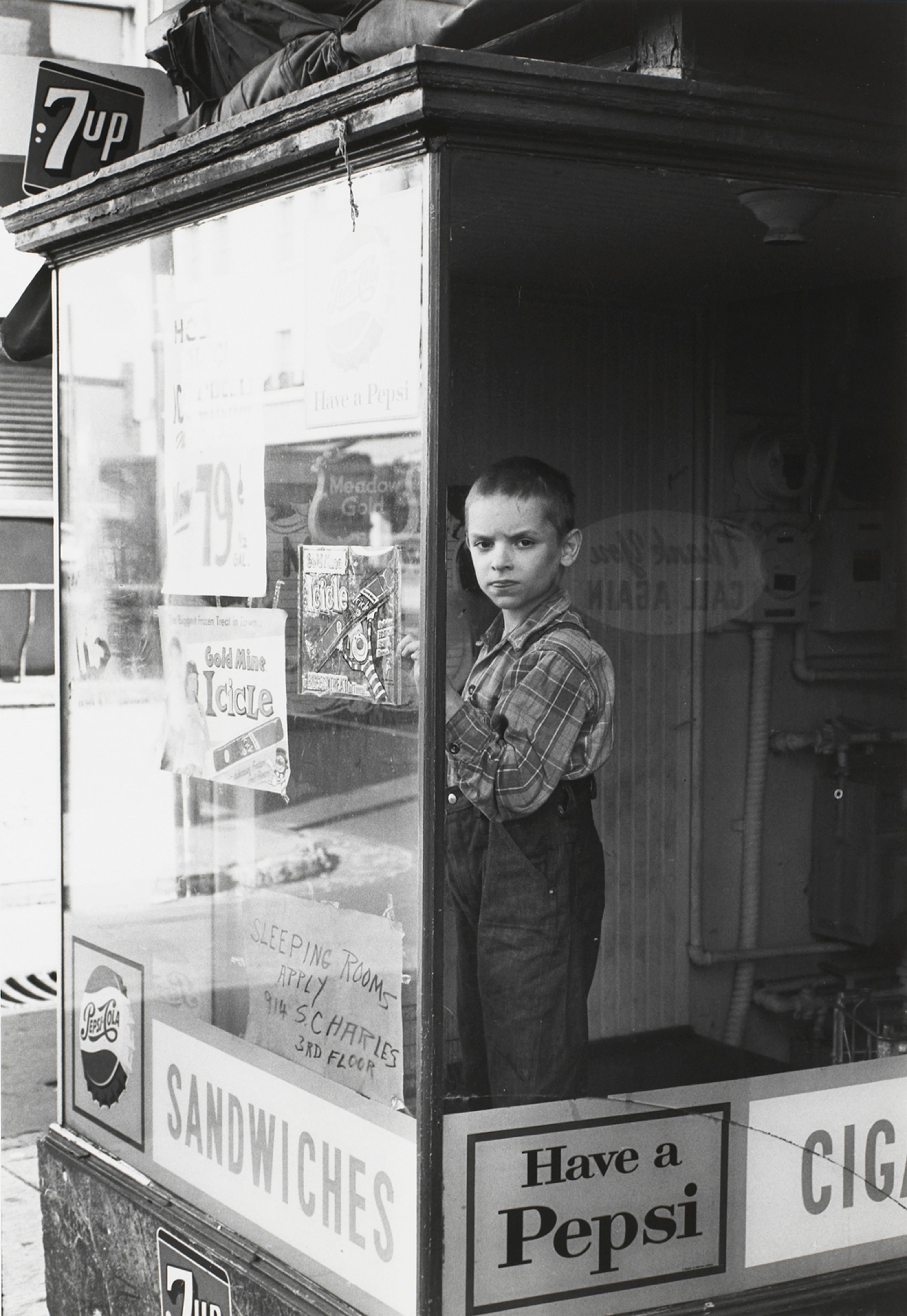 Boy in Window, Baltimore, 1962