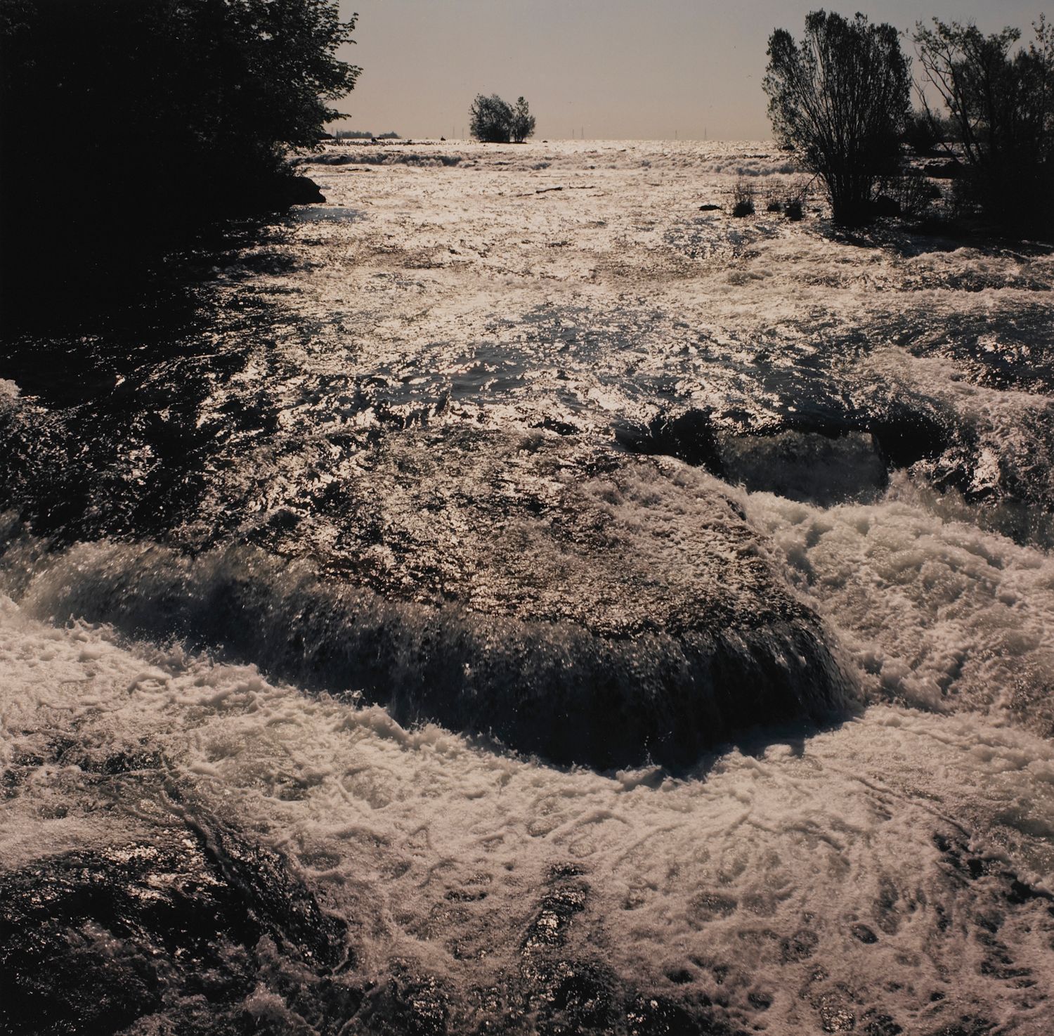 Rapids from Bridge to Three Sisters Island