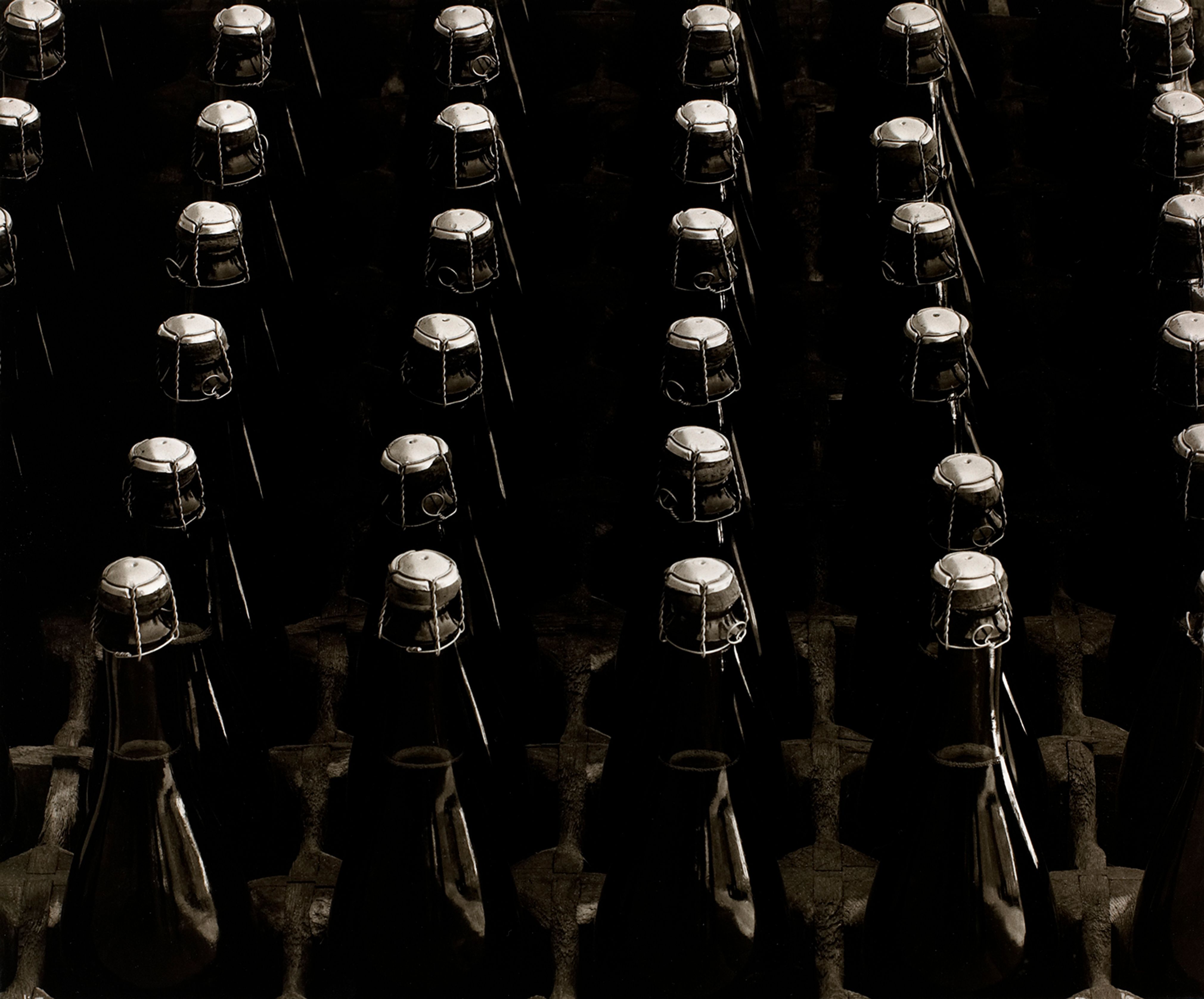 Champagne Aging in Bottles
