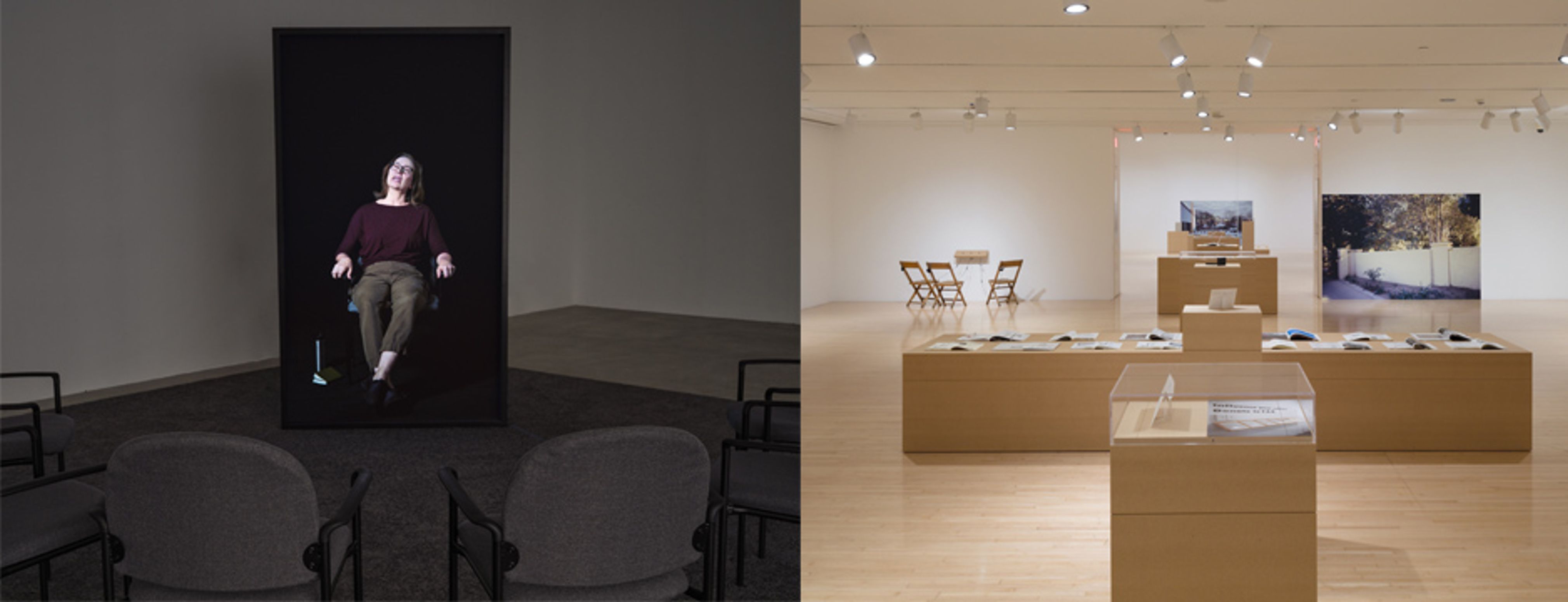 In Gallery: Artist Andrea Fraser Tours Michael Asher