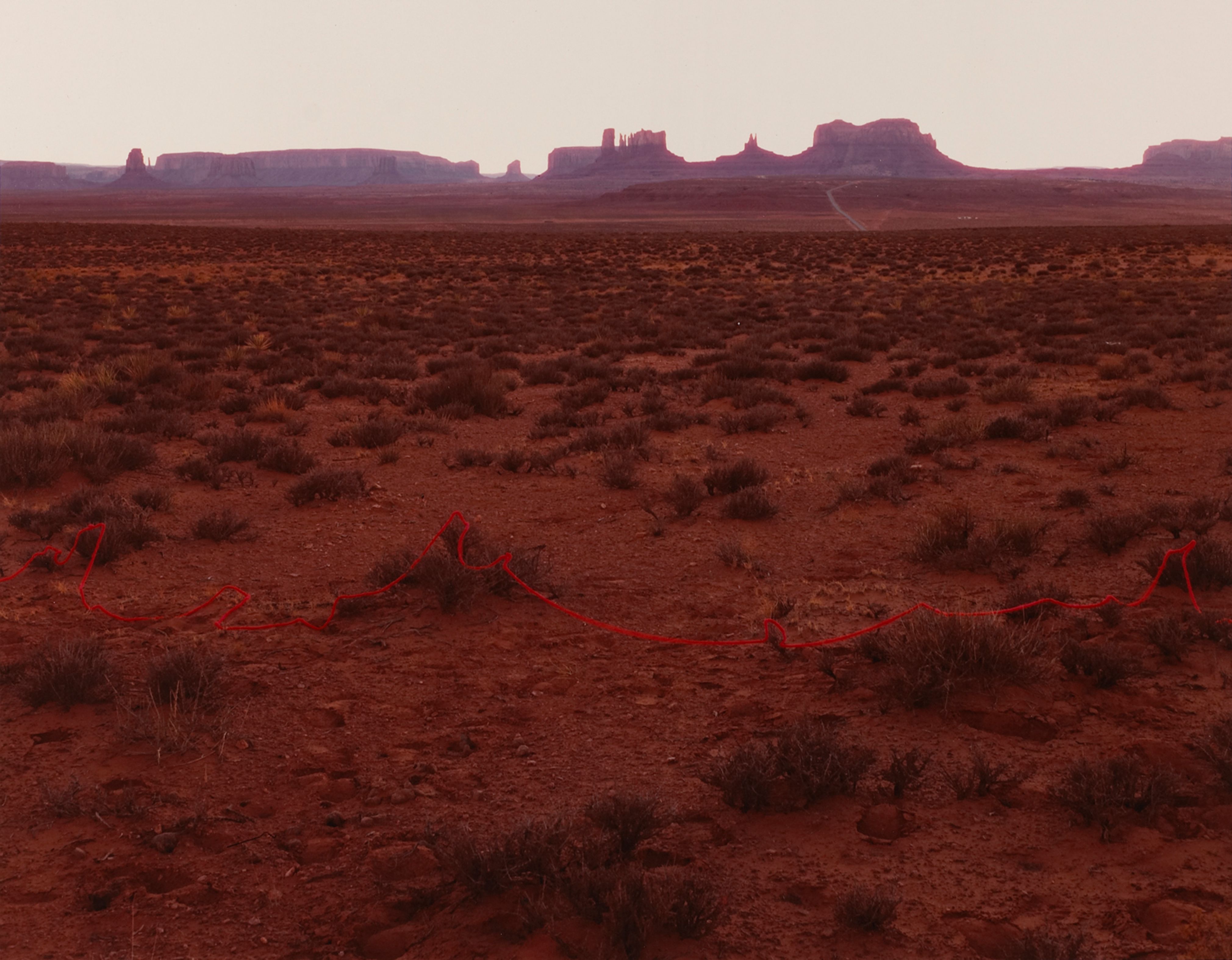 Monument Valley with Red String, Monument Valley, Utah