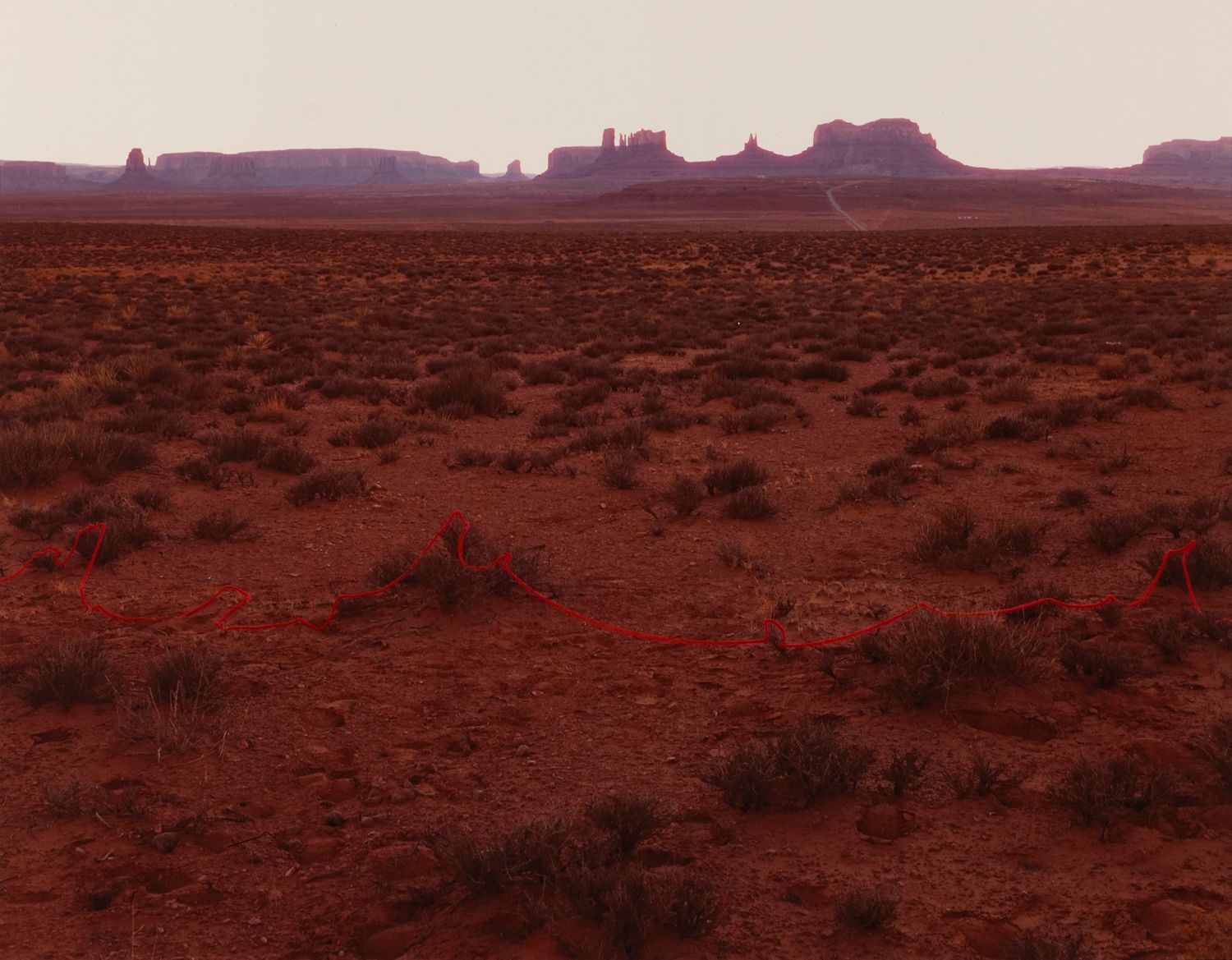 Monument Valley with Red String, Monument Valley, Utah