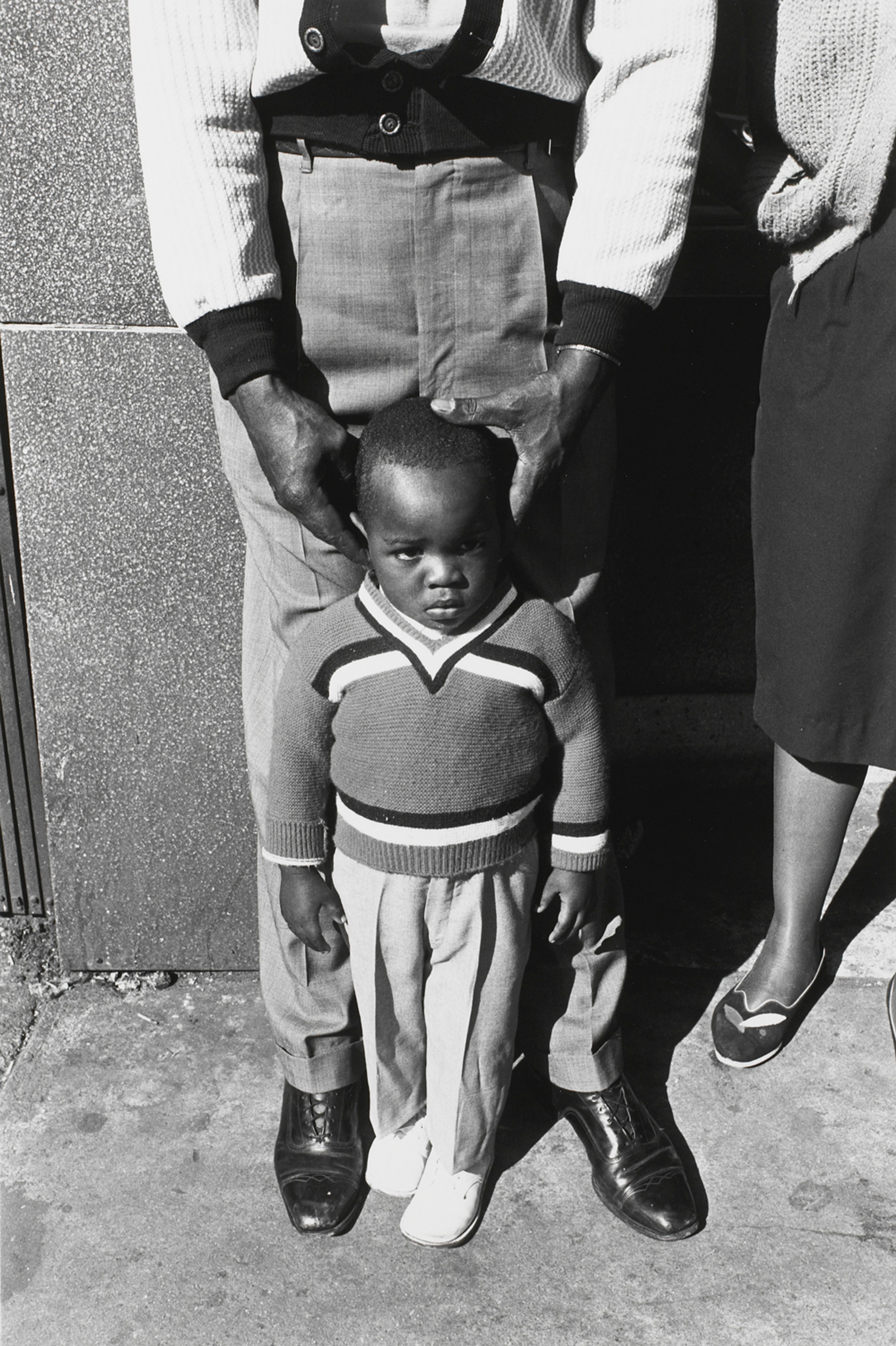 Boy with Parents, Newark New Jersey, 1963