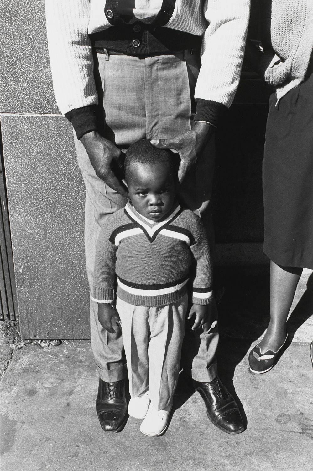 Boy with Parents, Newark New Jersey, 1963