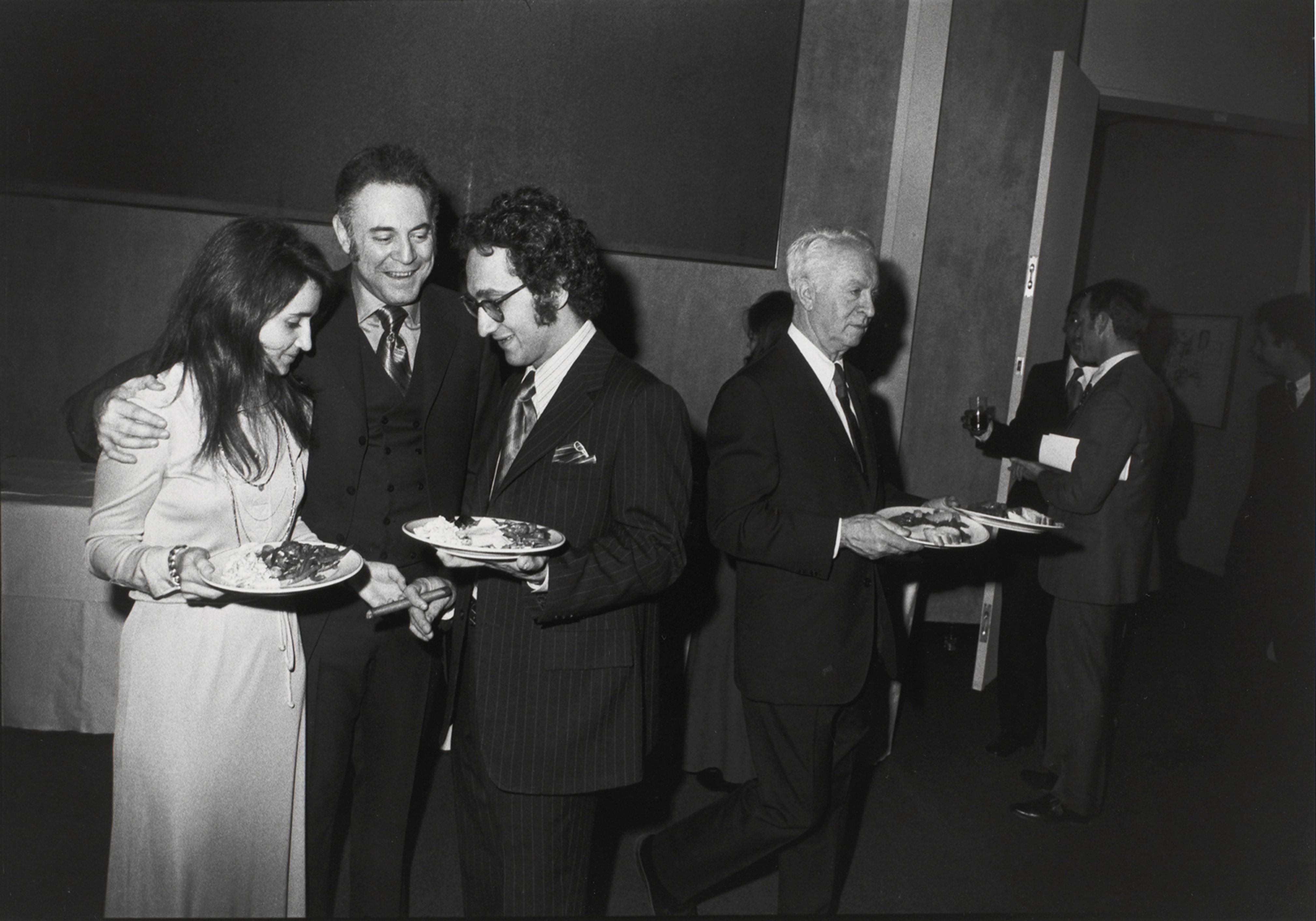 Opening, Frank Stella Exhibition, The Museum of Modern Art, New York, 1970