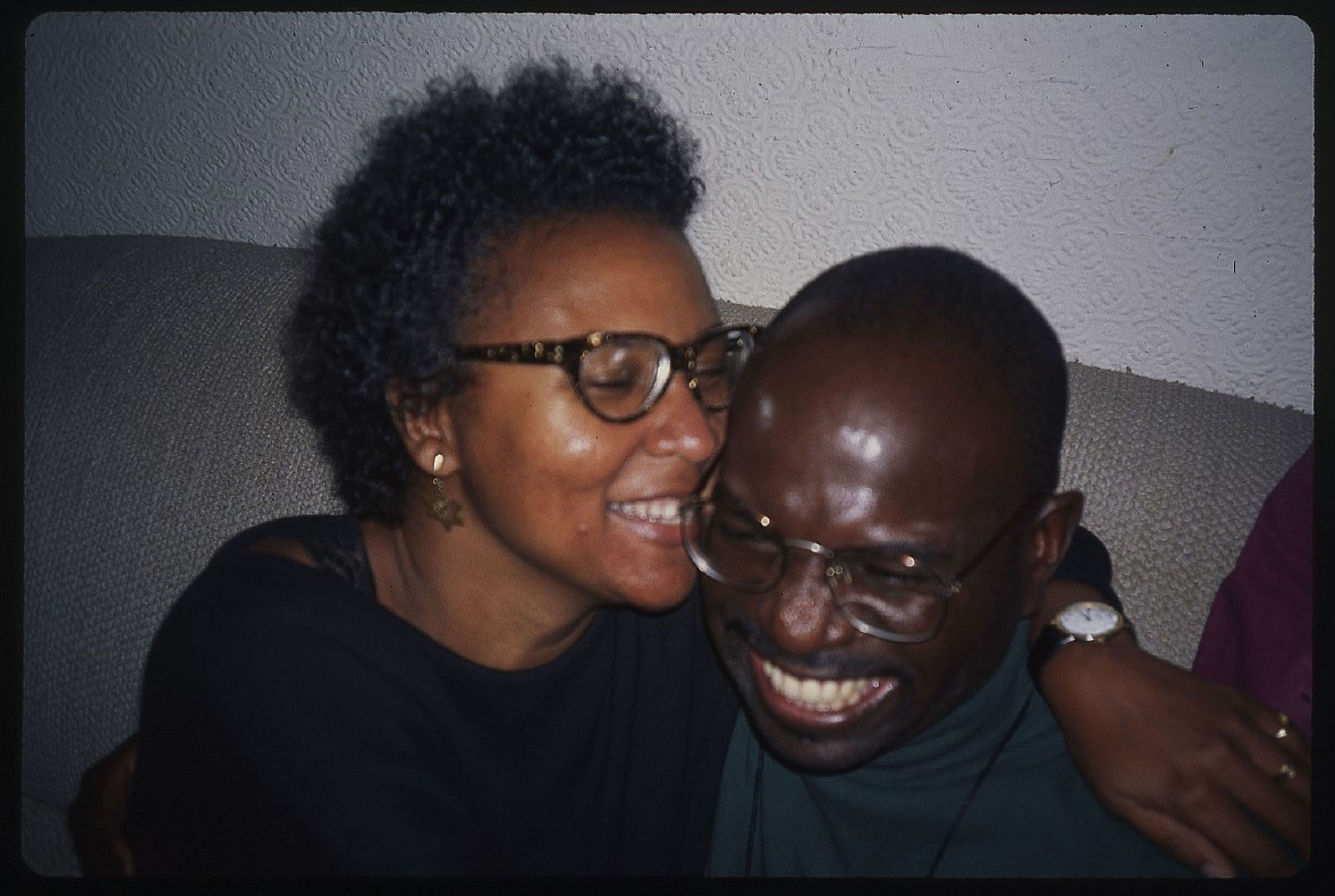 bell hooks and Marlon Riggs, New York, early 1990s