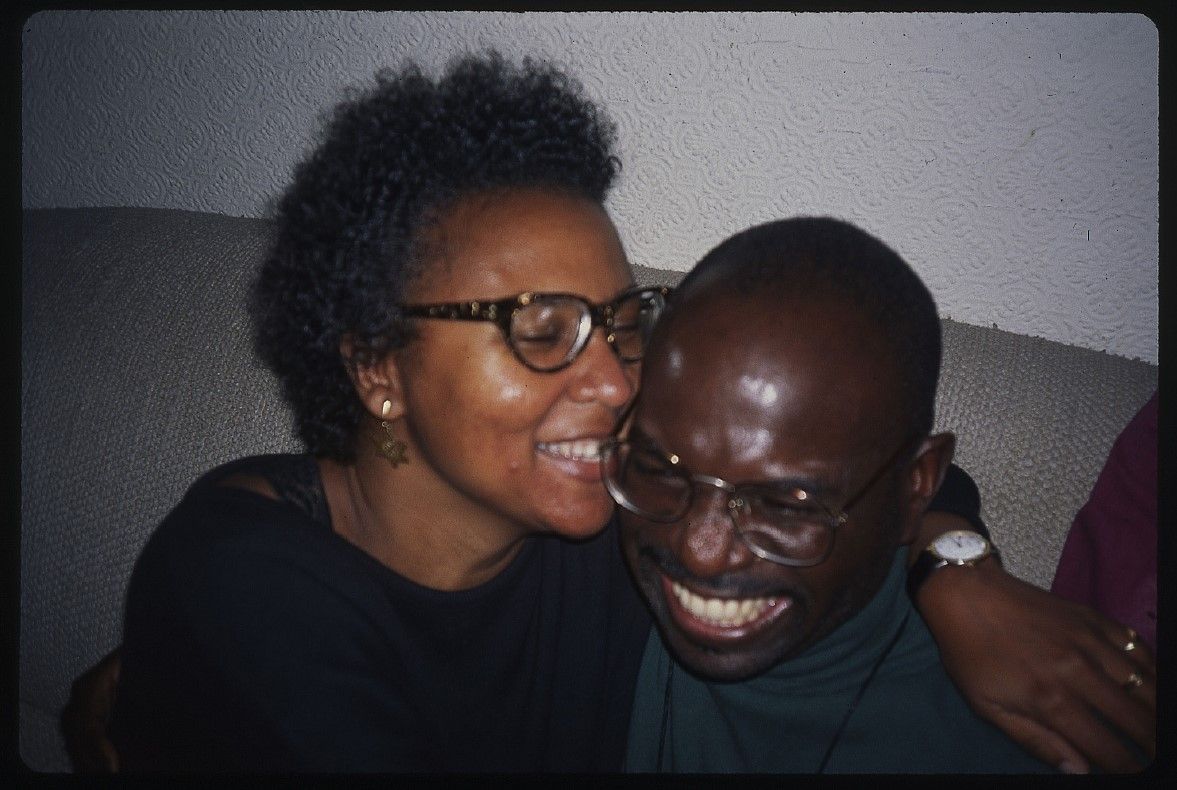 bell hooks and Marlon Riggs, New York, early 1990s