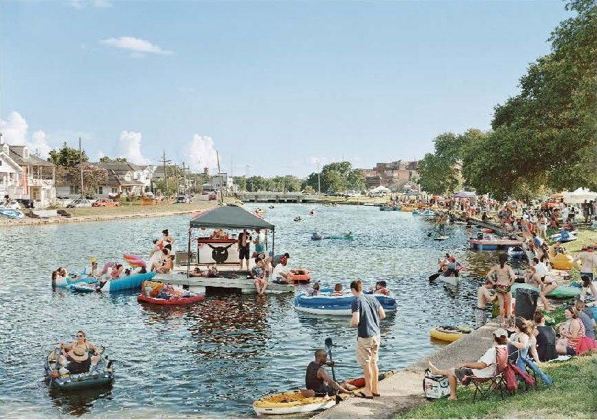 The Silent General: Fragment II, Fourth of July, Party Boat, Bayou St. John, New Orleans, Louisiana