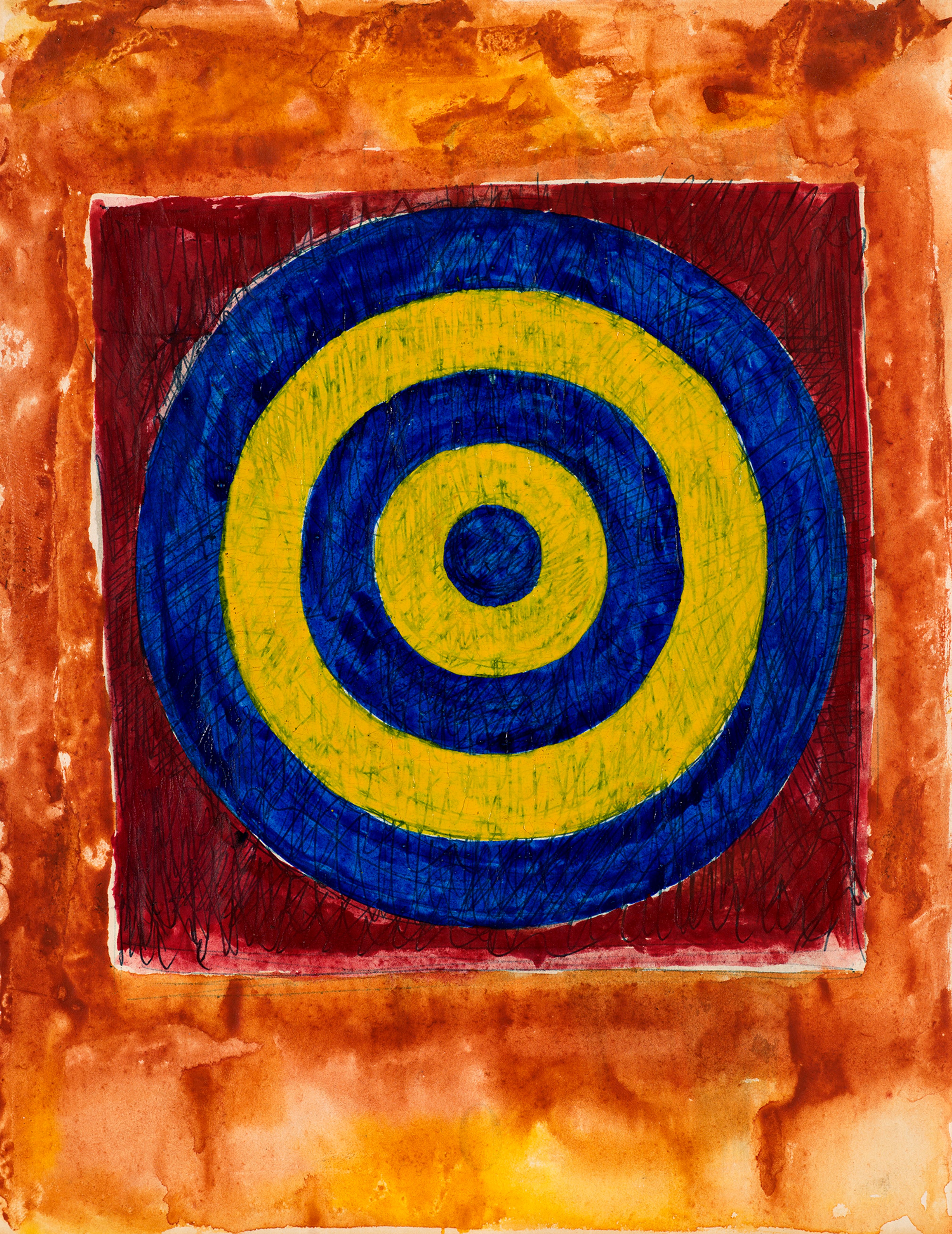 Target on Orange Field