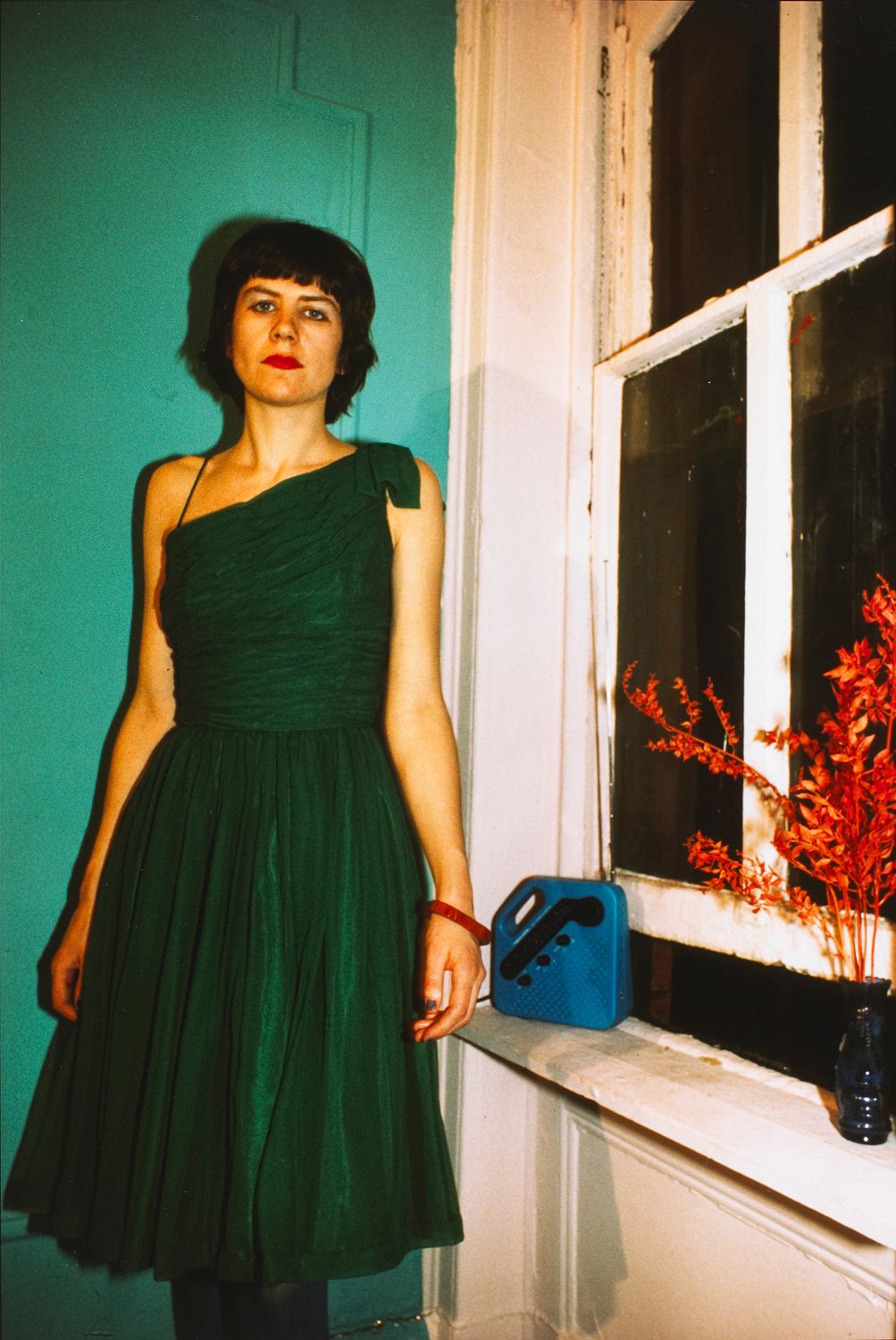 Vivienne in the green dress, New York City