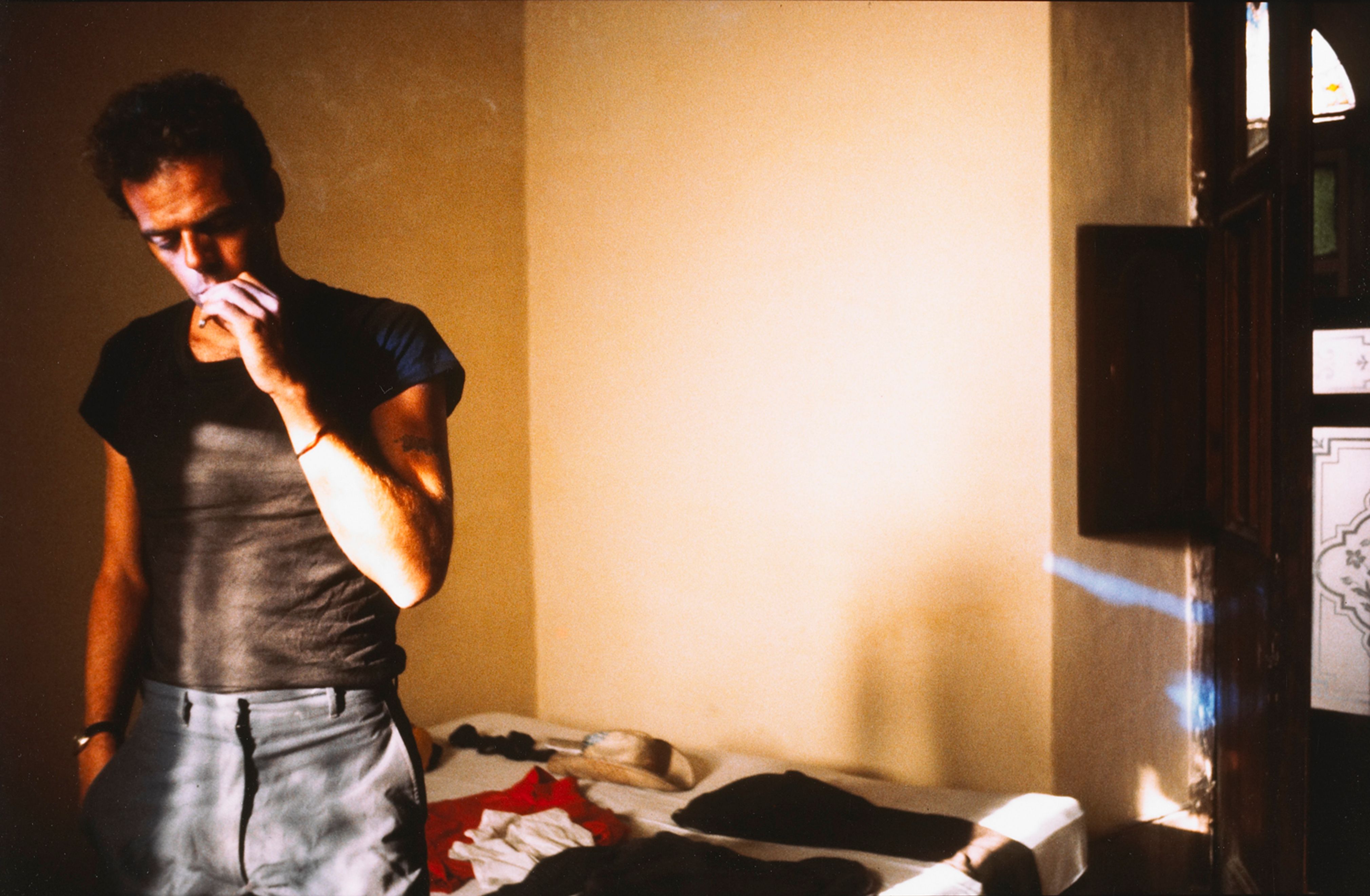 Brian in the hotel room, Merida, Mexico