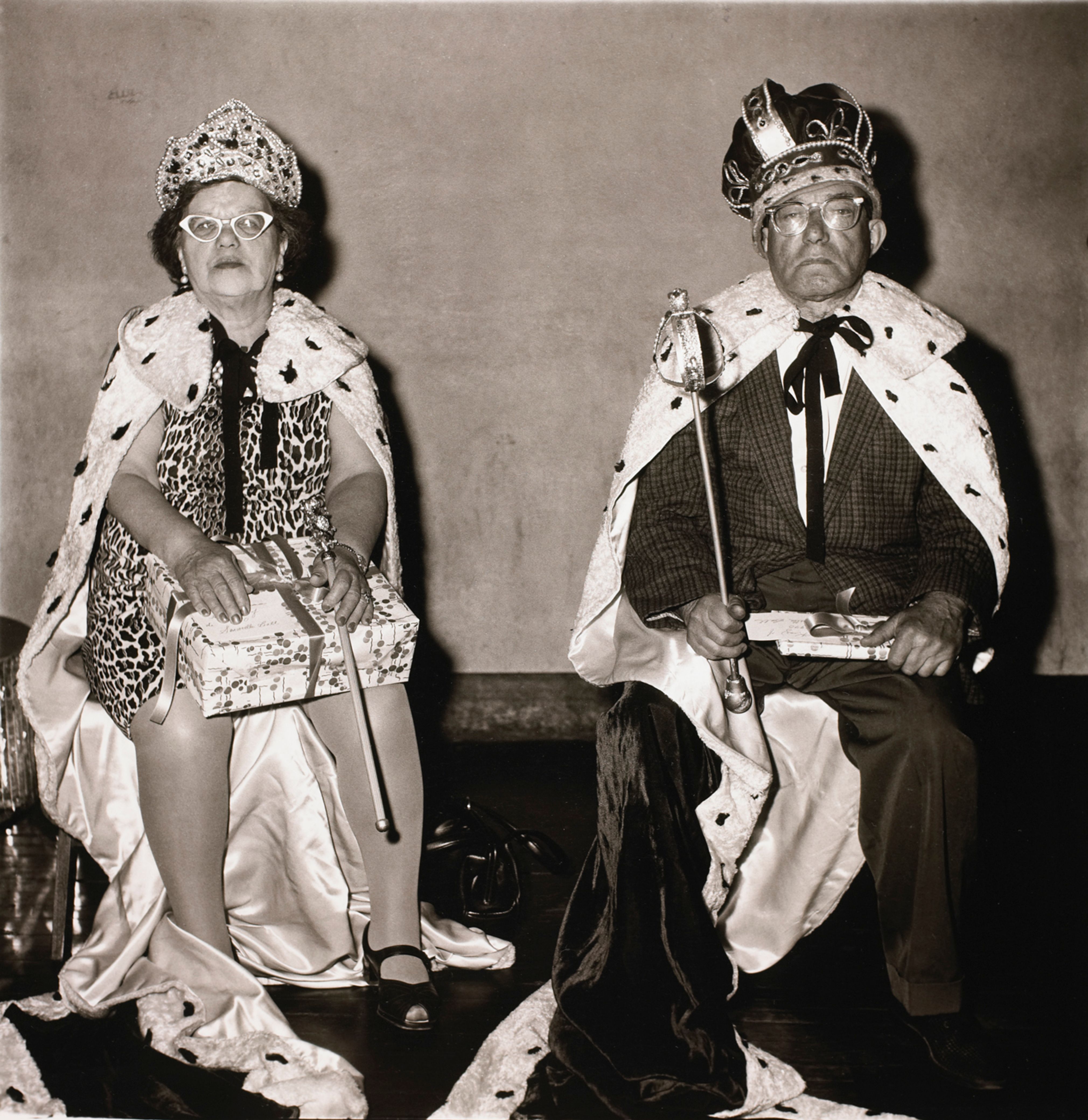 The King and Queen of a Senior Citizens Dance, N.Y.C.