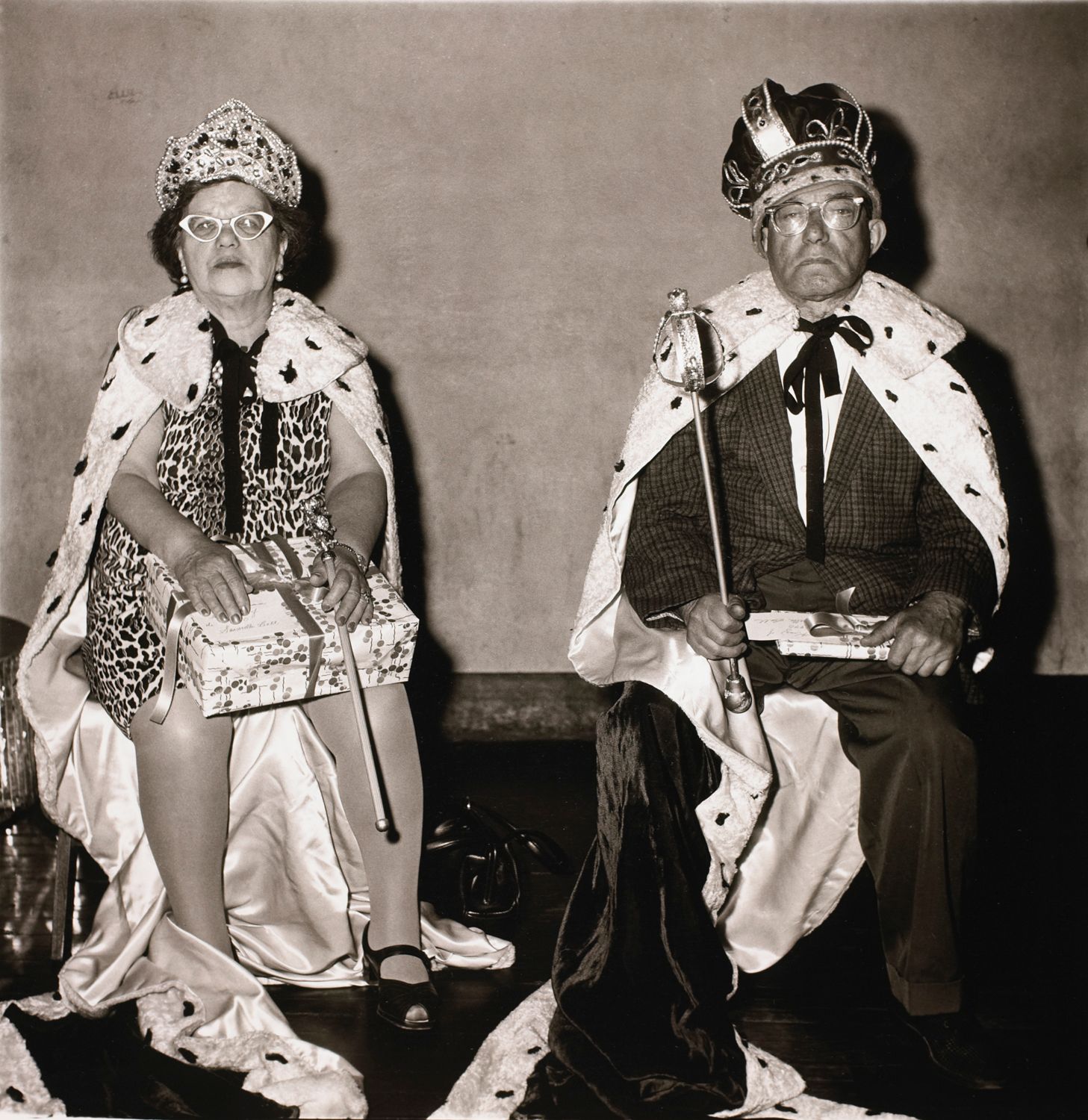 The King and Queen of a Senior Citizens Dance, N.Y.C.