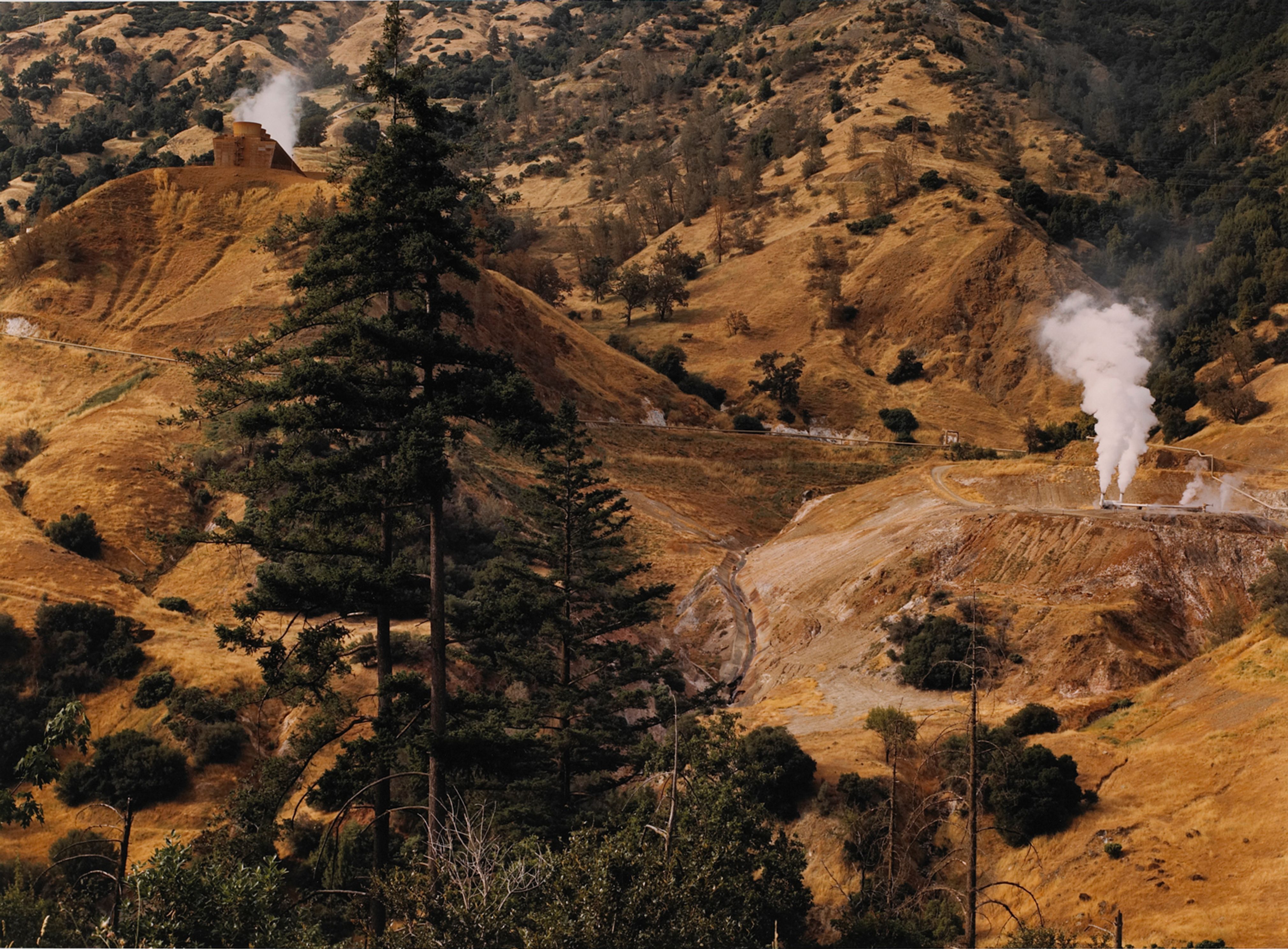 The Geysers Power Plant, Mayacamas Mountains, California