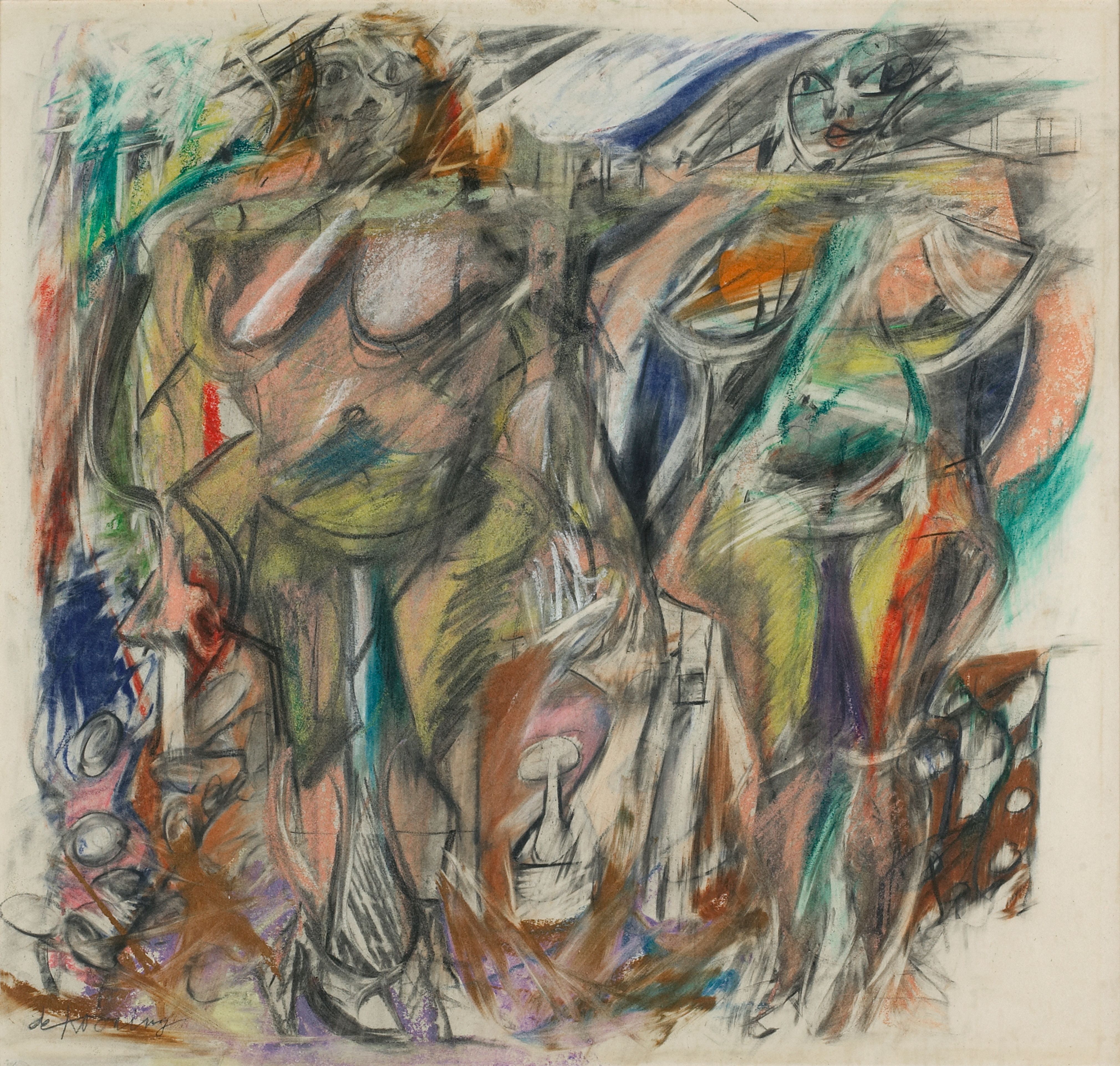 Two Women with Still Life