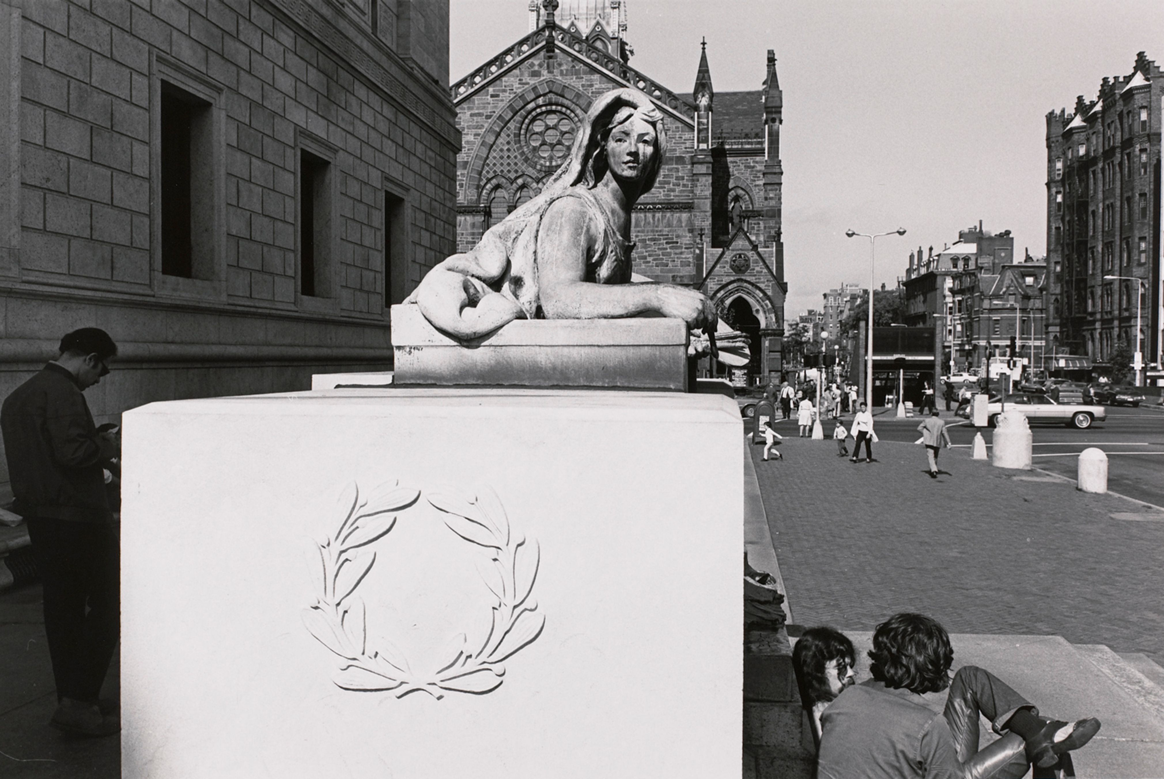 Art. The Boston Public Library, Boston, Massachusetts