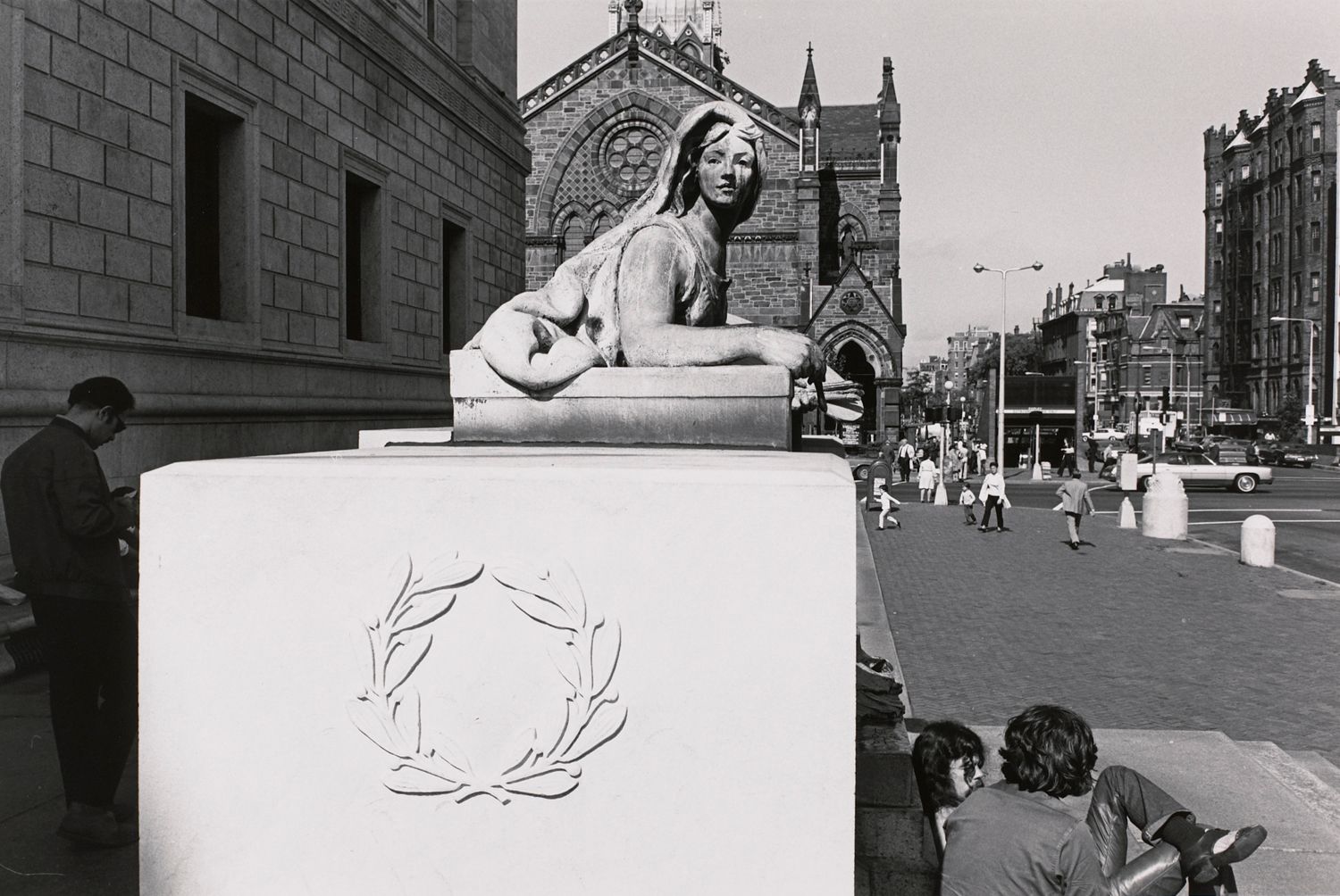 Art. The Boston Public Library, Boston, Massachusetts