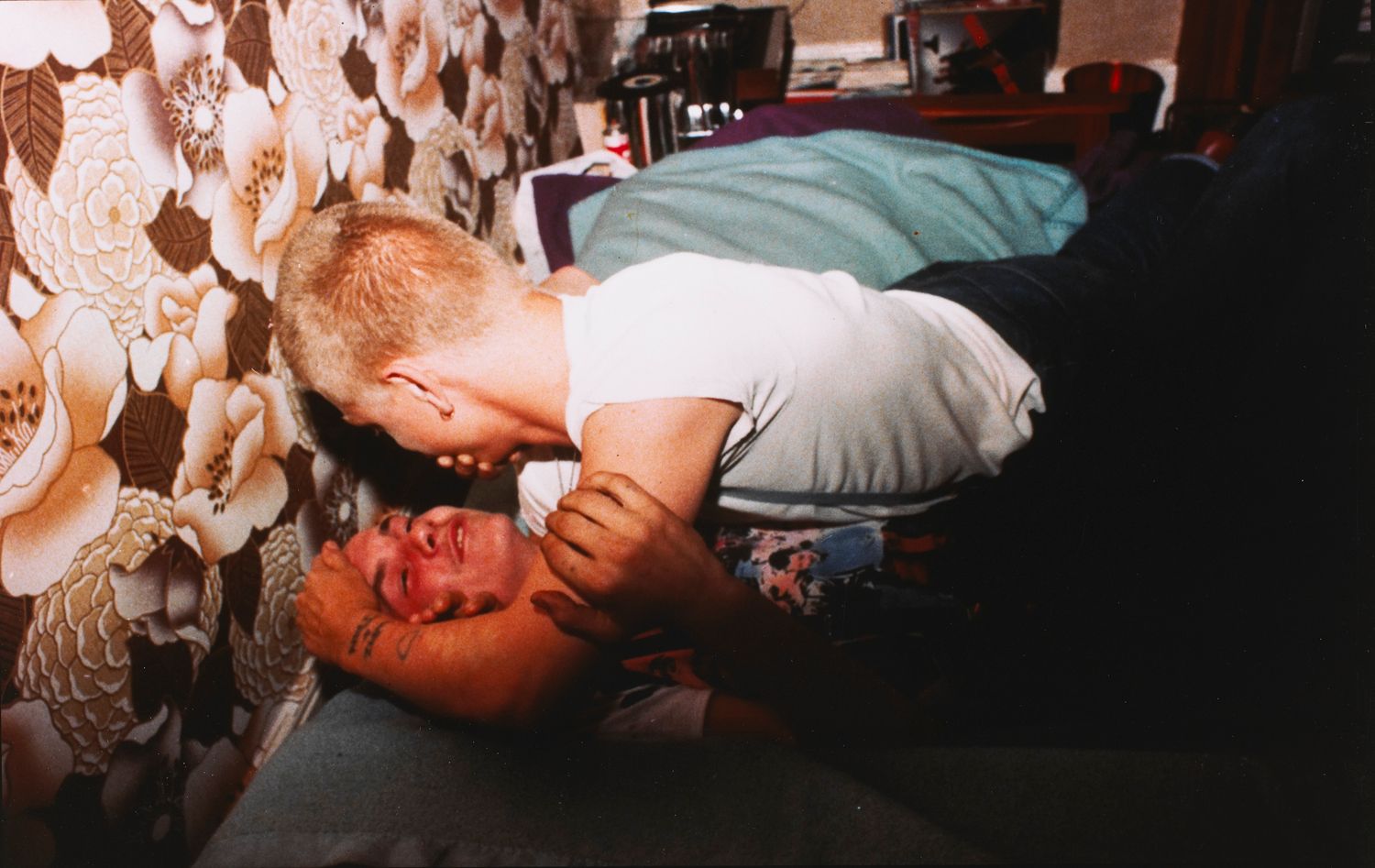 Warren and Jerry fighting, London