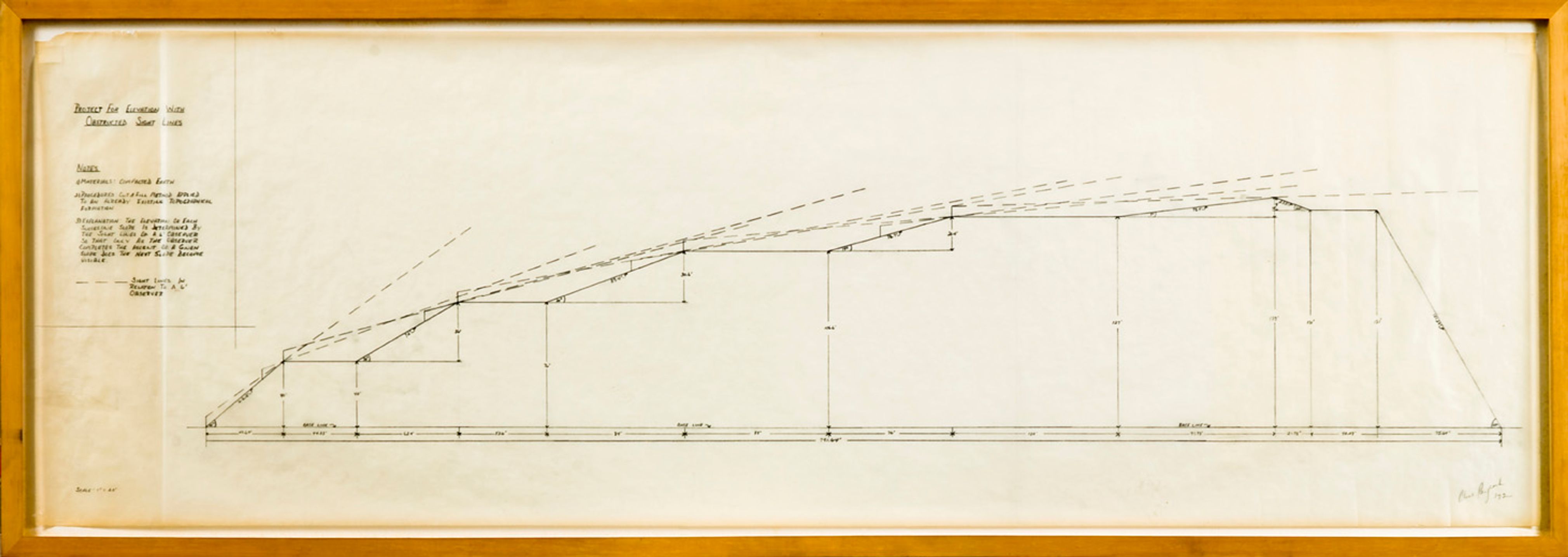 Project for Elevation with Obstructed Sight Lines