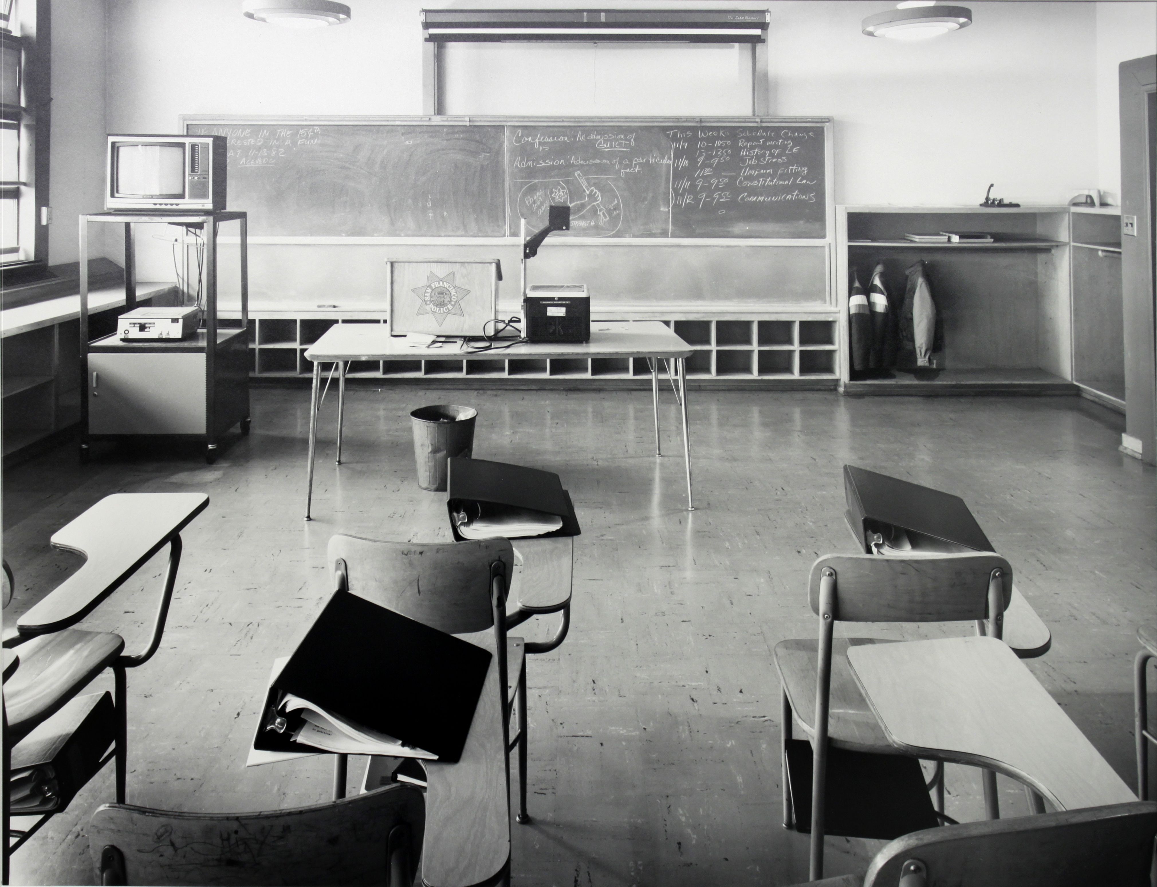 San Francisco Police Academy, Lecture Room, San Francisco, California