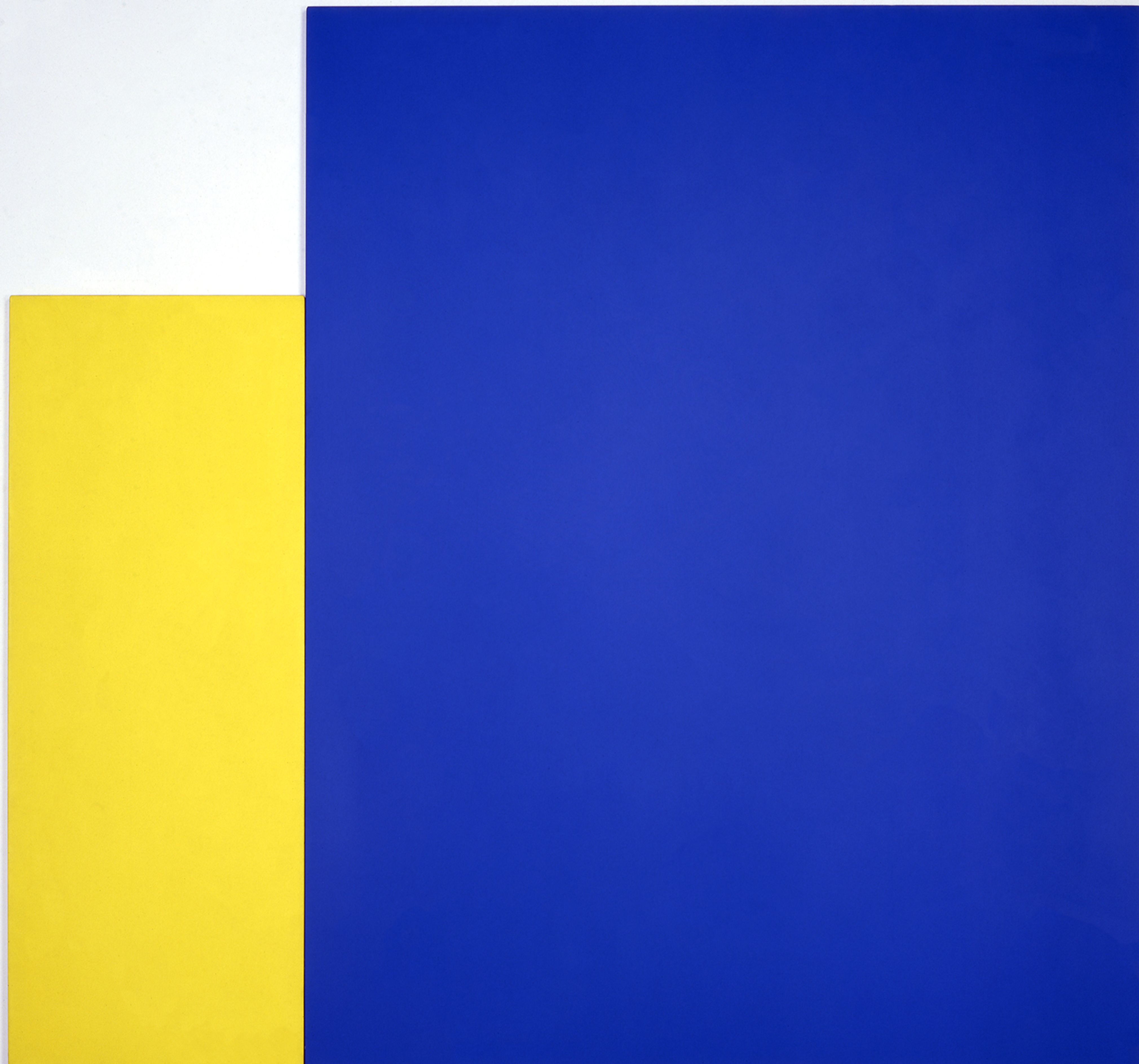 Two Panels: Yellow with Large Blue