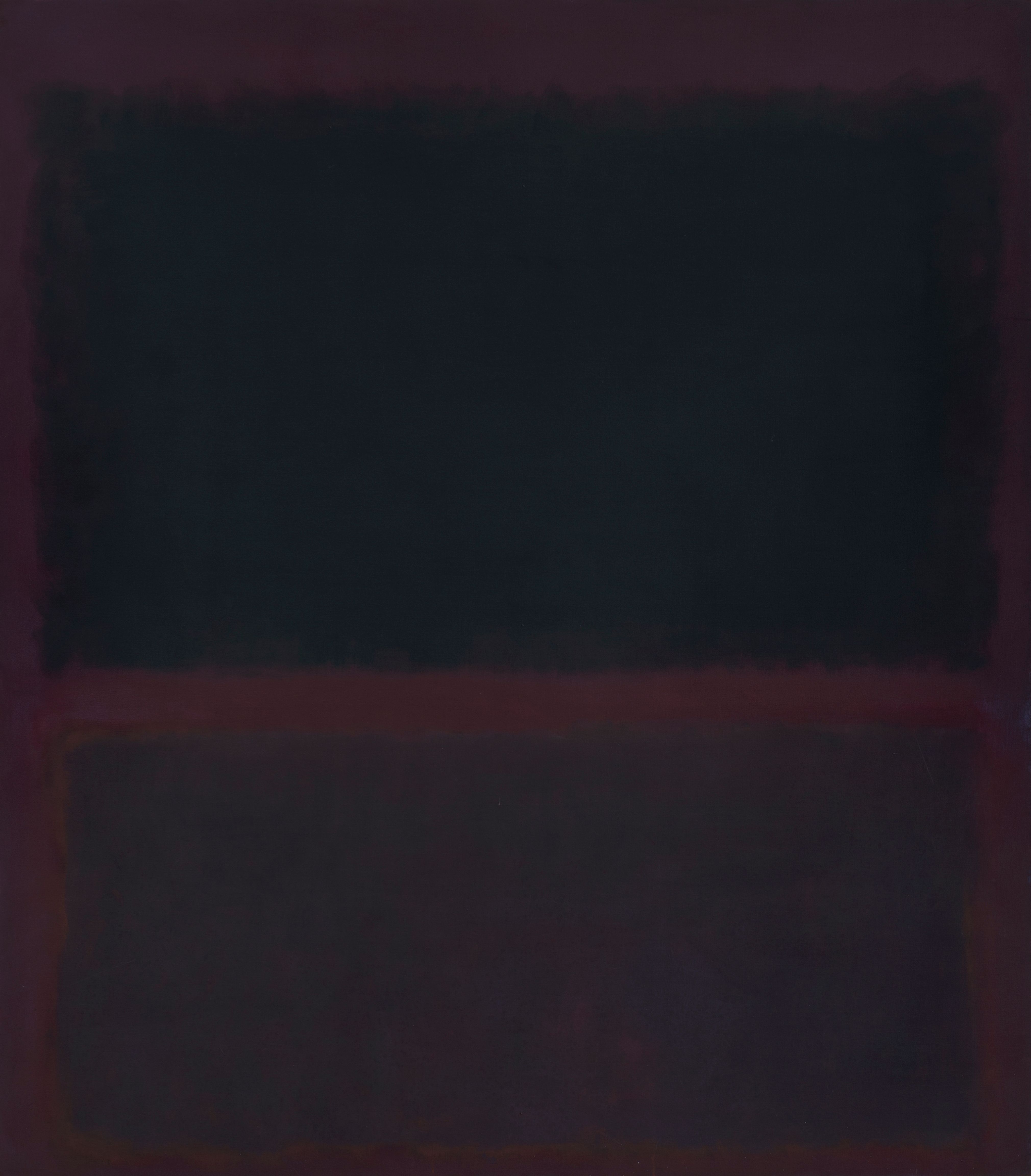 Black on Dark Sienna on Purple