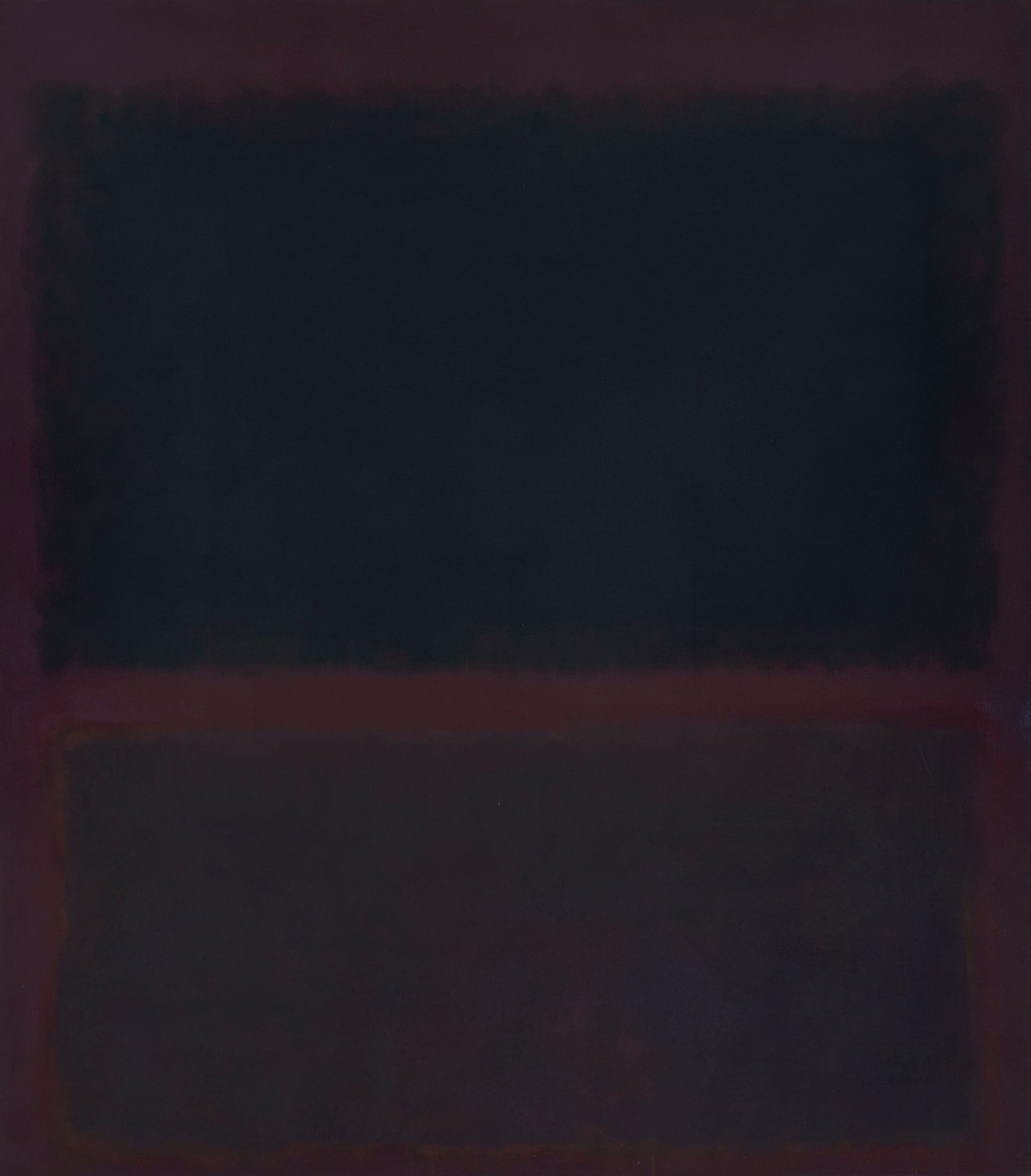 Black on Dark Sienna on Purple