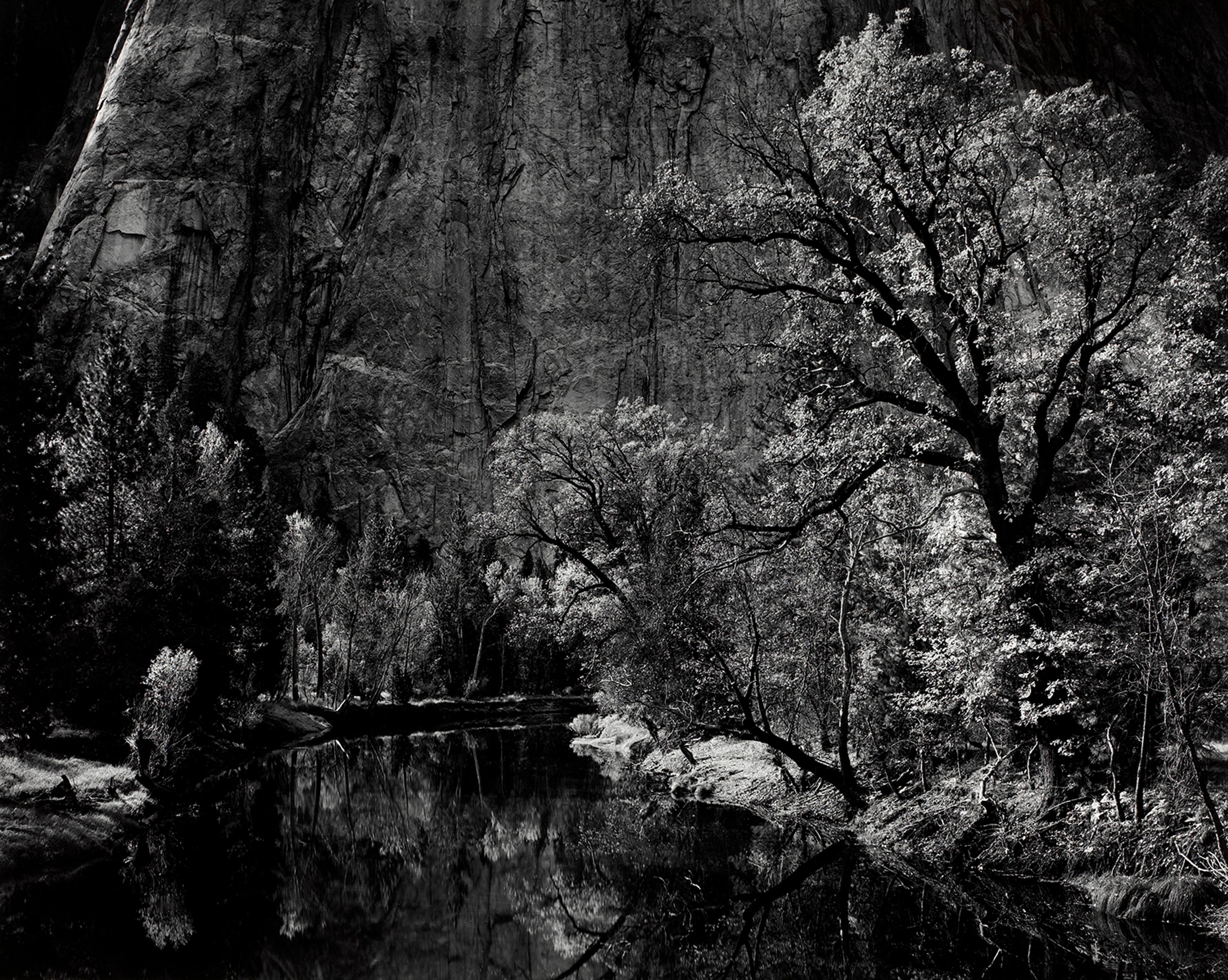 Merced River, Cliffs, Autumn, Yosemite Valley, California