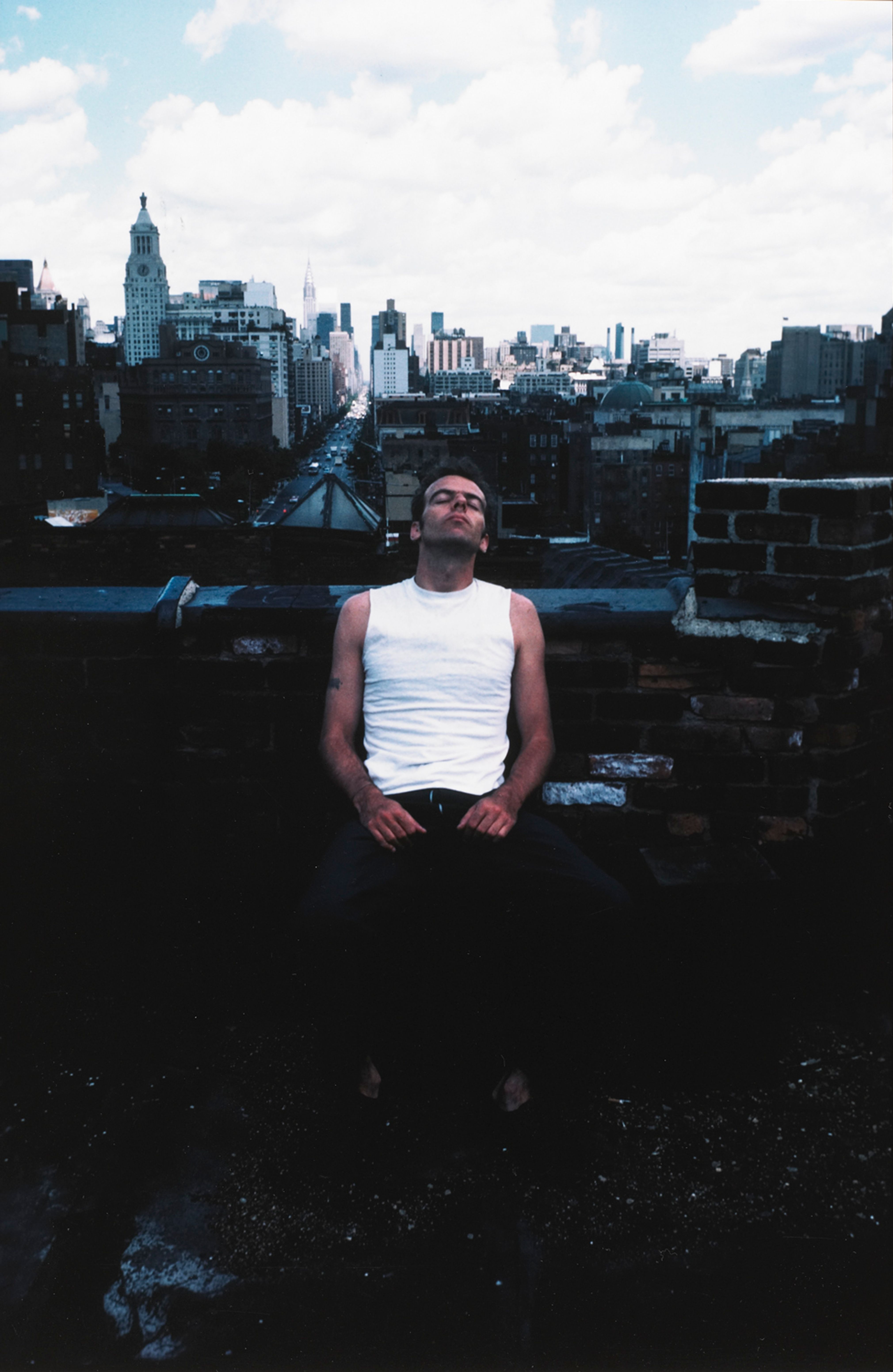 Brian on the Bowery roof, New York City