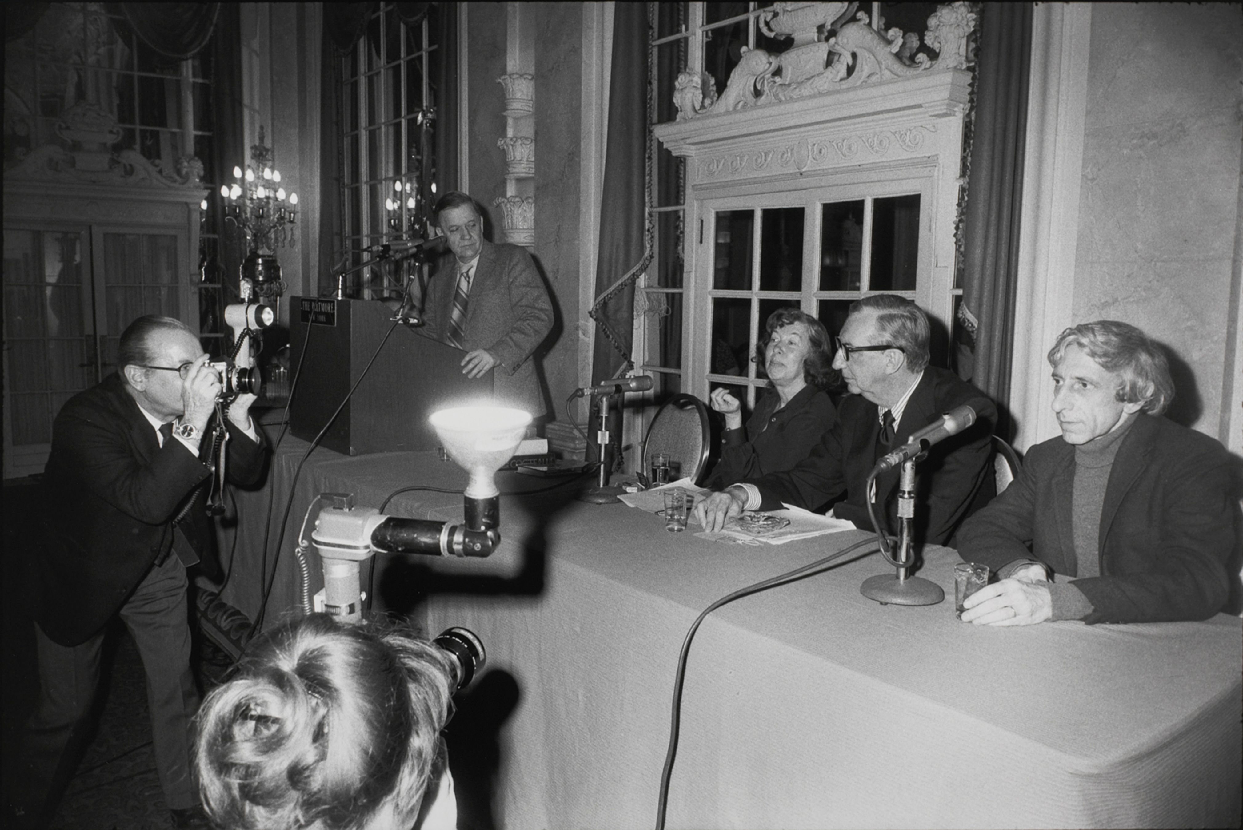 National Book Awards Press Conference, New York, 1970