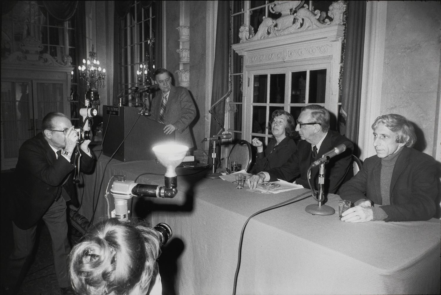 National Book Awards Press Conference, New York, 1970
