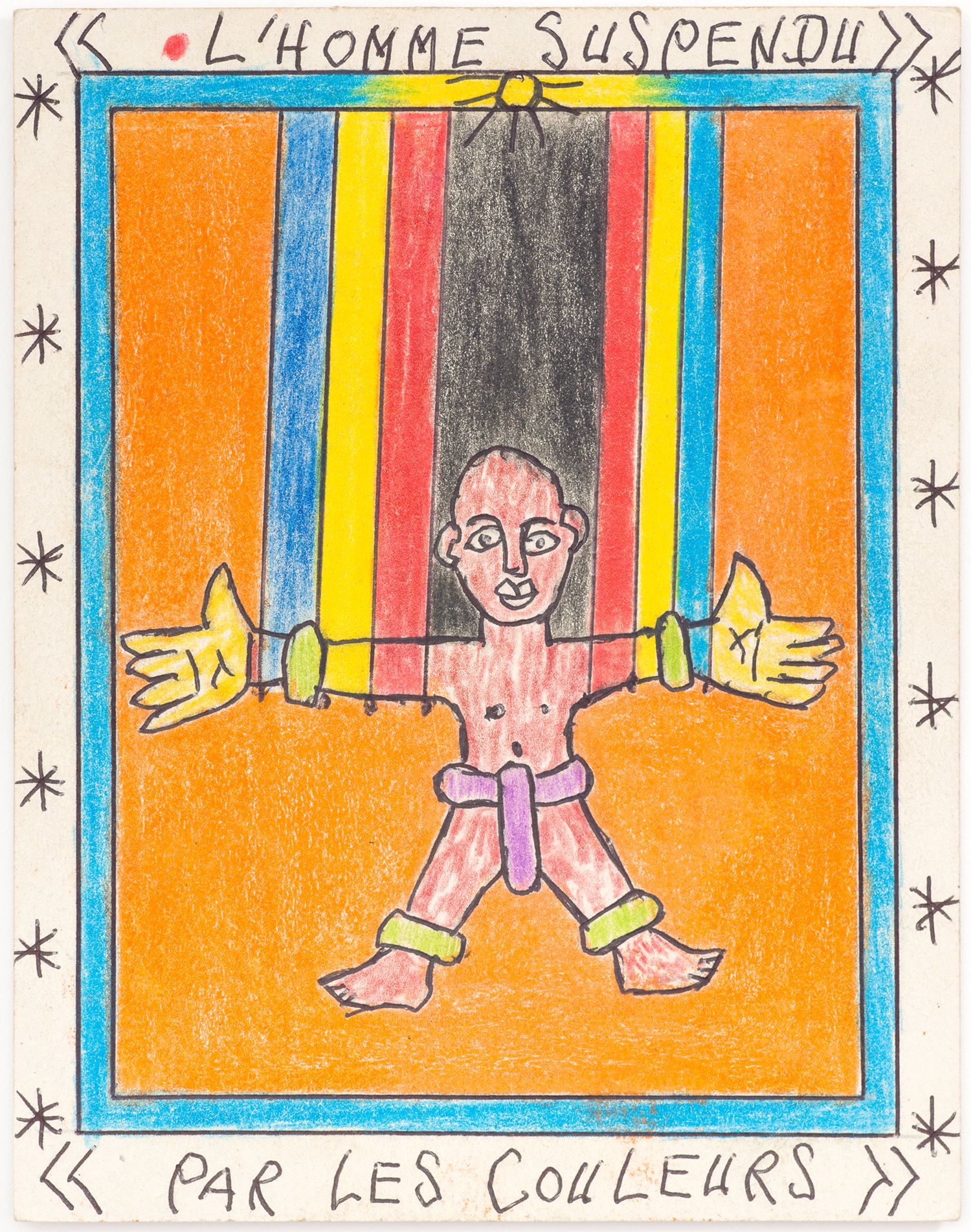 Untitled (L’homme Suspendu Par Les Couleurs)