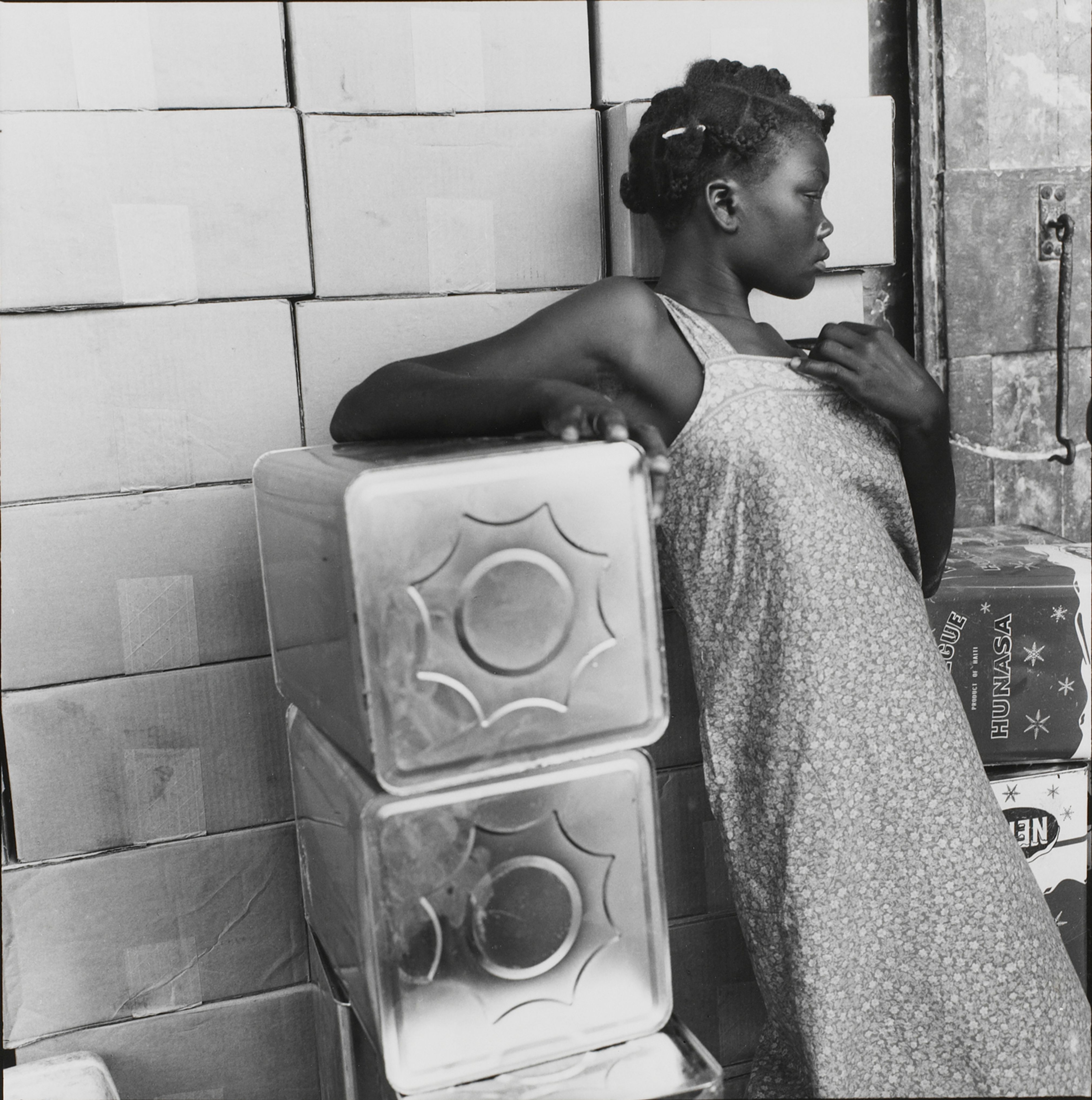 A girl in the market