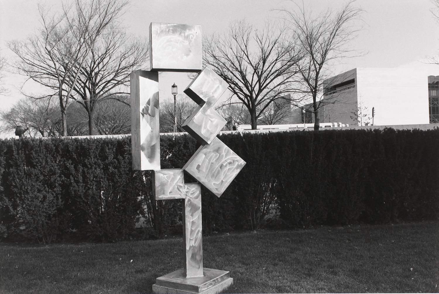 Untitled, Metal Sulpture of Box Configuration
