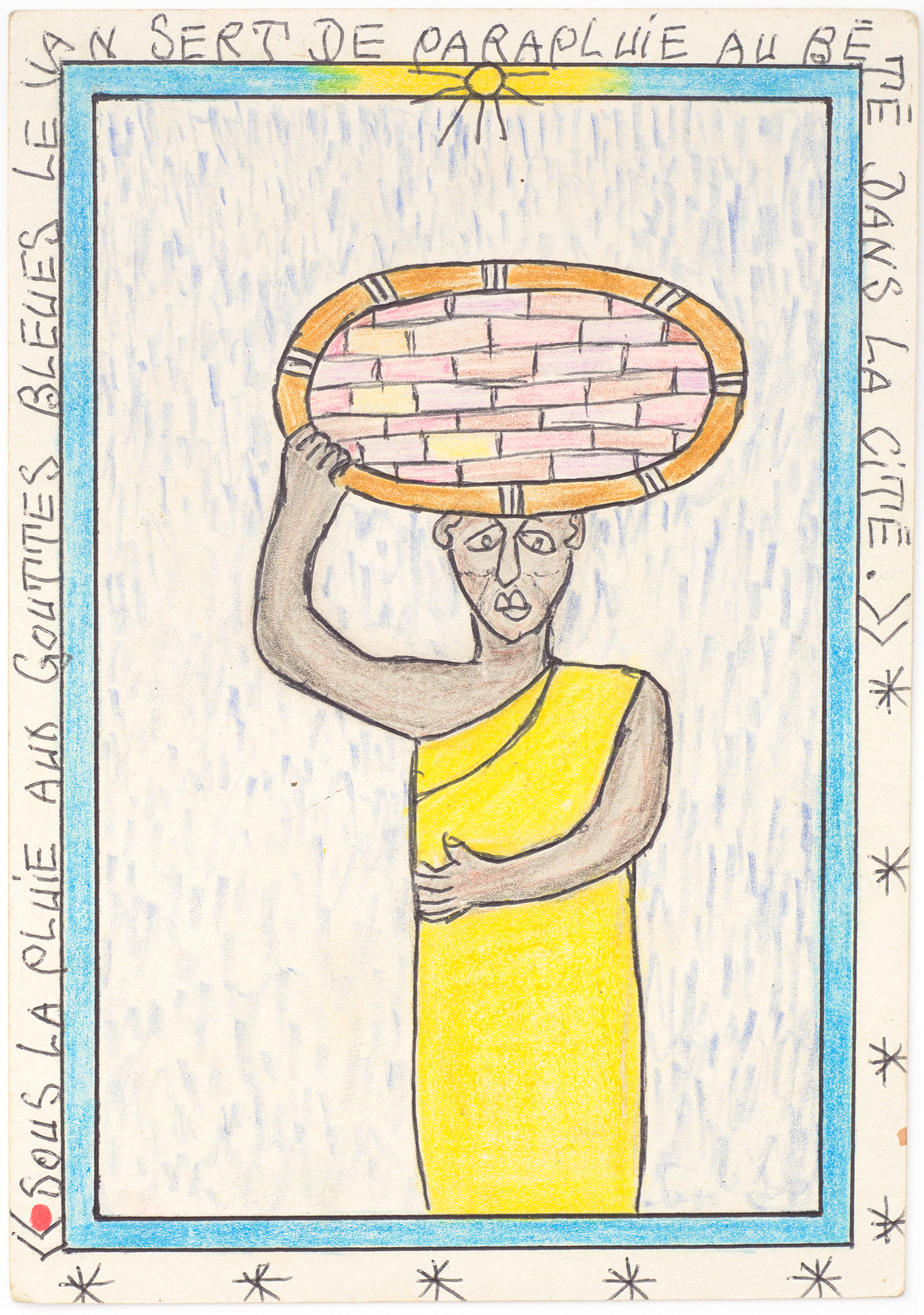 Untitled (Sous La Pluie Aux Gouttes Bleues)