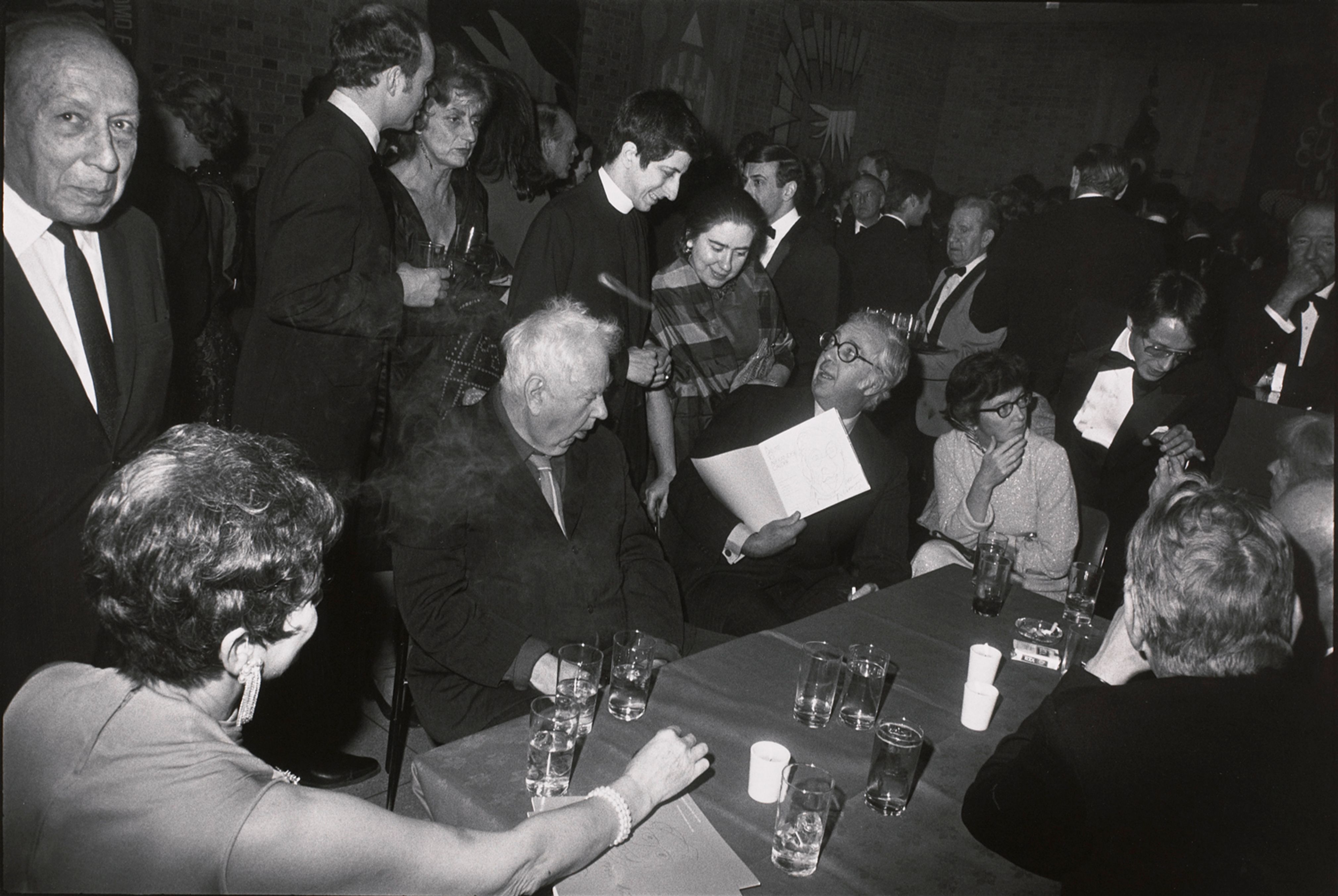 Opening, Alexander Calder Exhibition, The Museum of Modern Art, New York, 1969