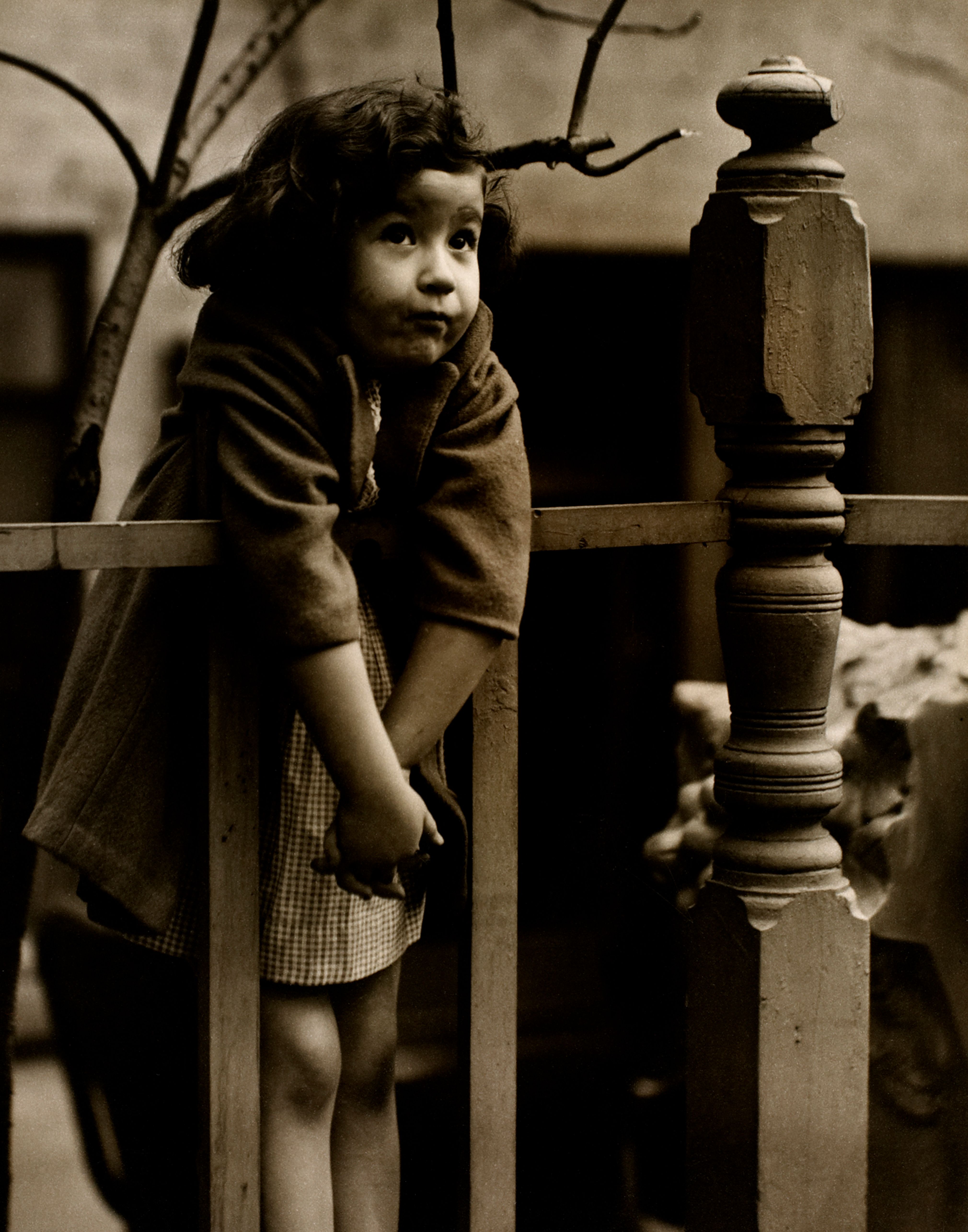 Girl Over The Fence