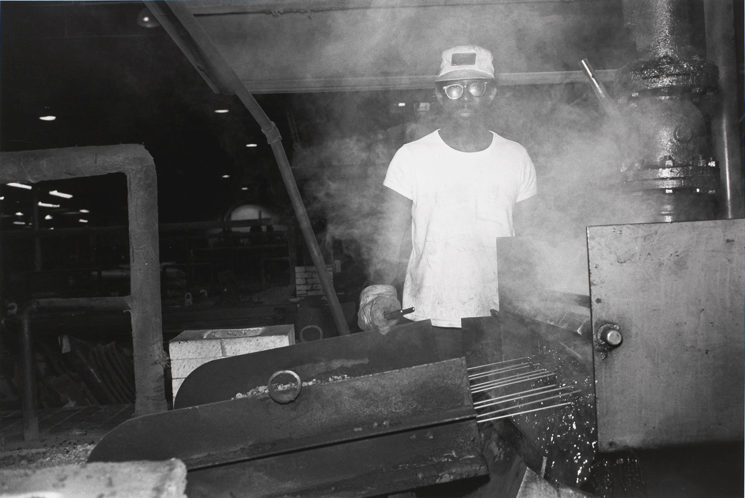 CLEVELAND, OHIO (man with glasses and hat)