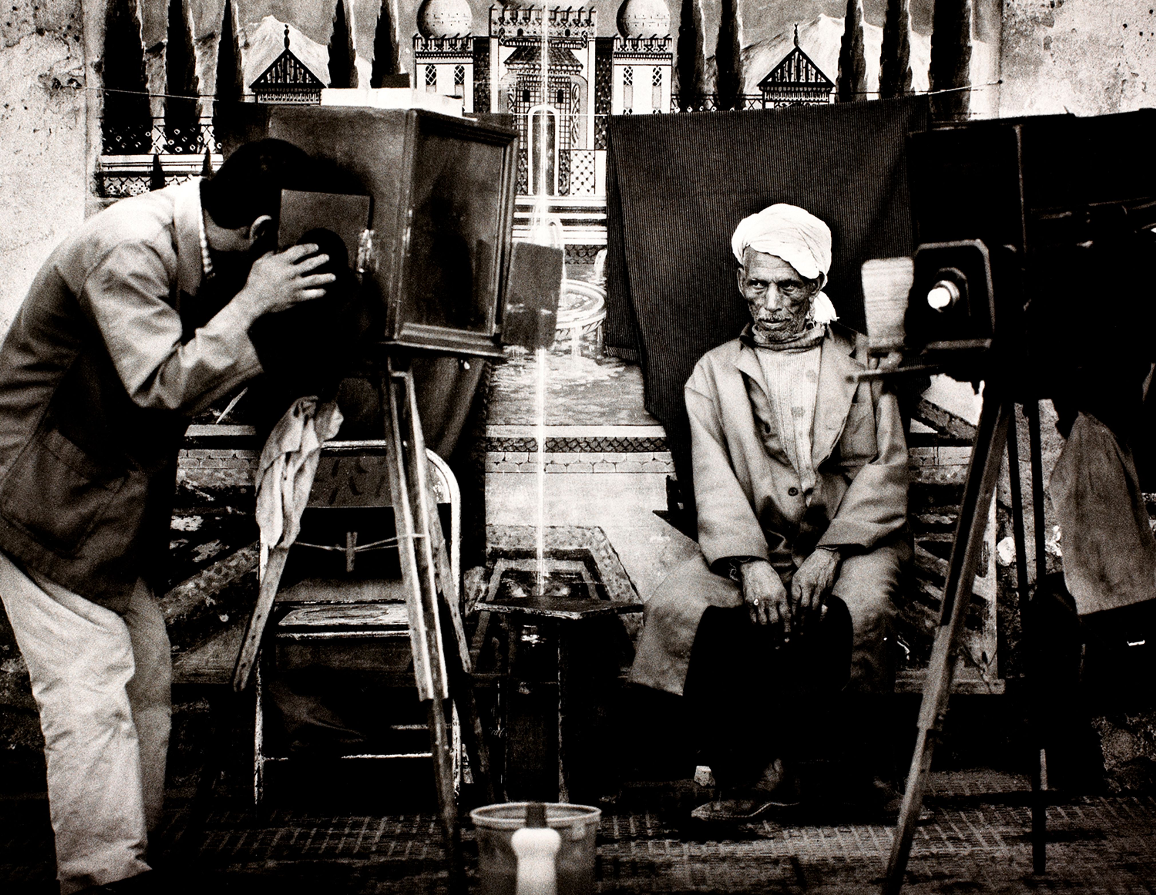 Man Being Photographed