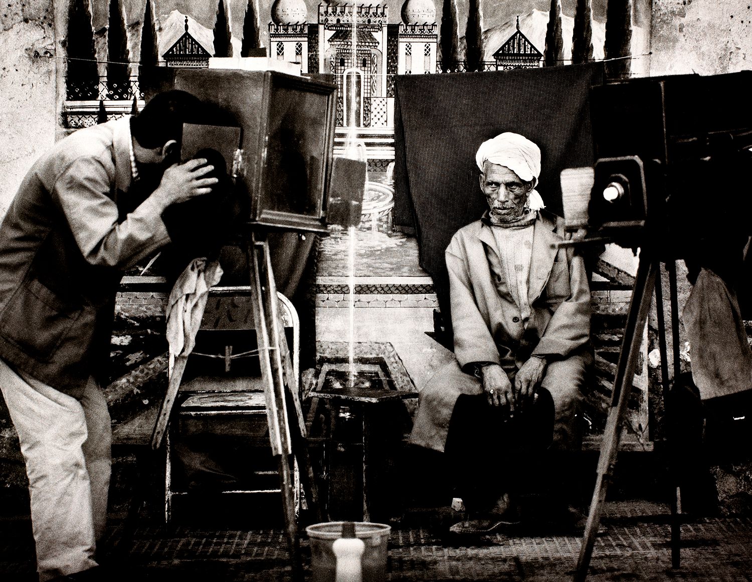 Man Being Photographed
