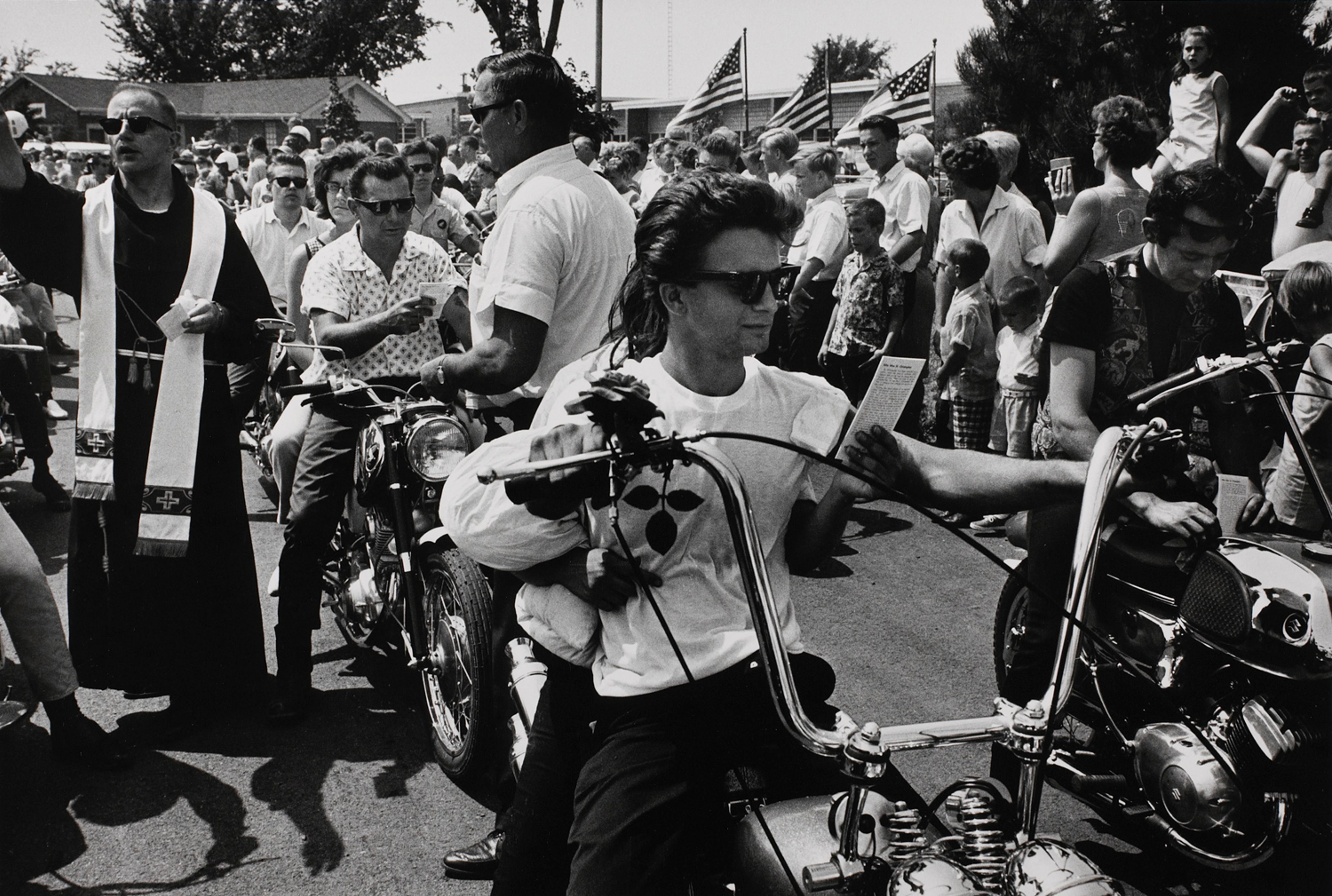 Seventeenth Annual World’s Largest Motorcyle Blessing, St. Christopher Shrine, Midlothian, Illinois