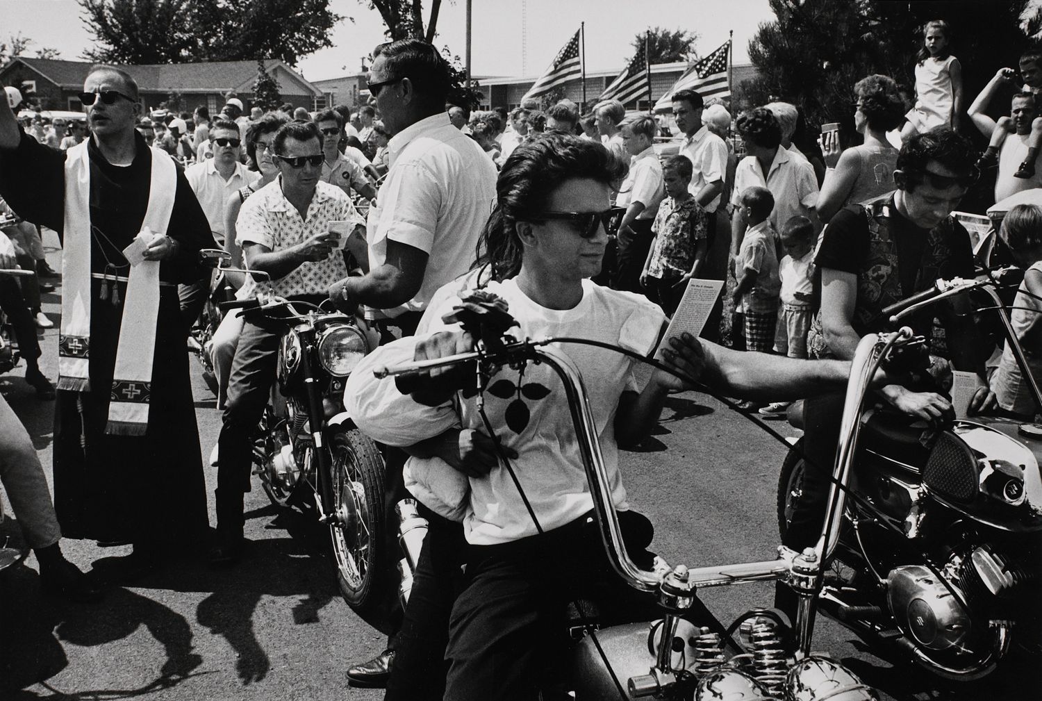 Seventeenth Annual World’s Largest Motorcyle Blessing, St. Christopher Shrine, Midlothian, Illinois