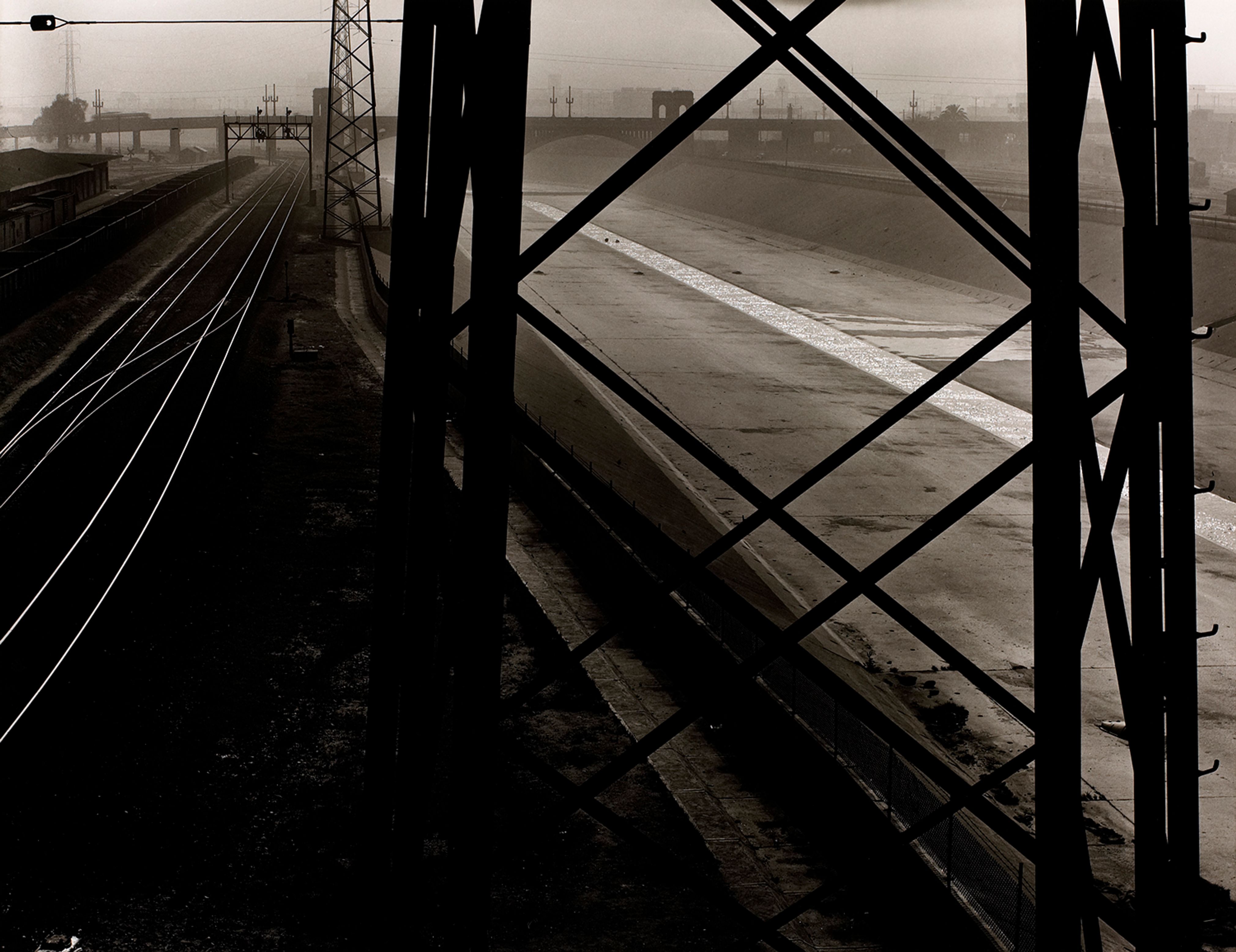 Railroad Tracks and Fog