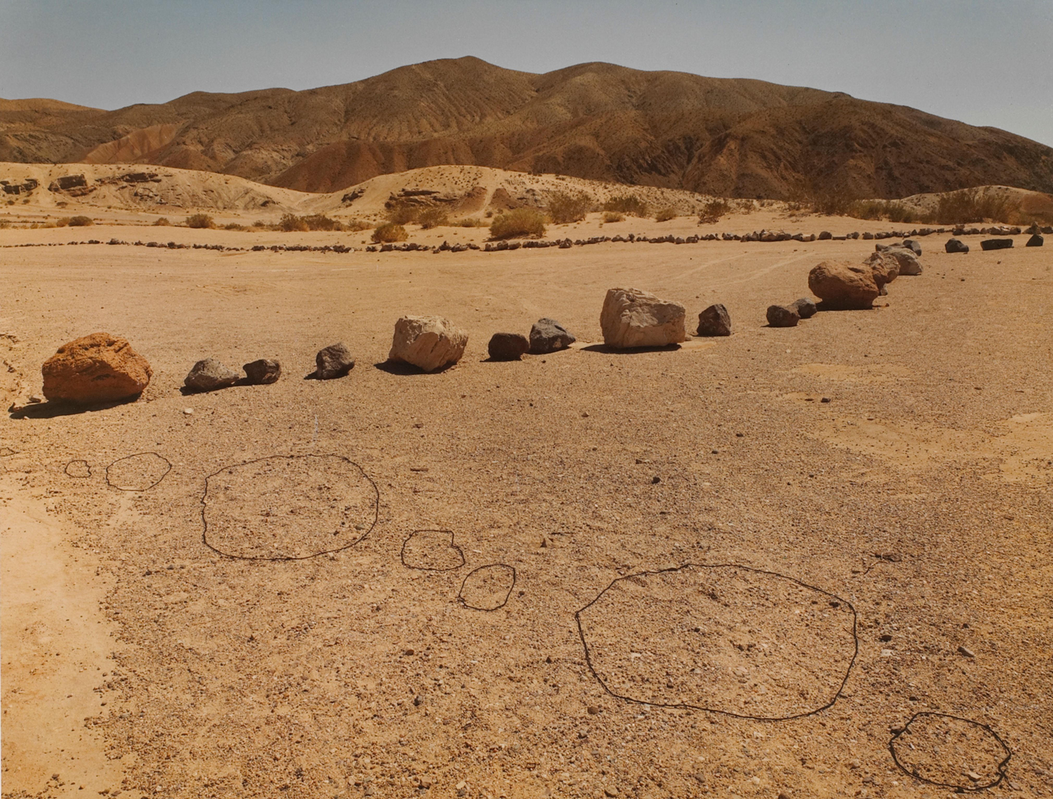 Outlined Boulders, Red Rock Canyon, California
