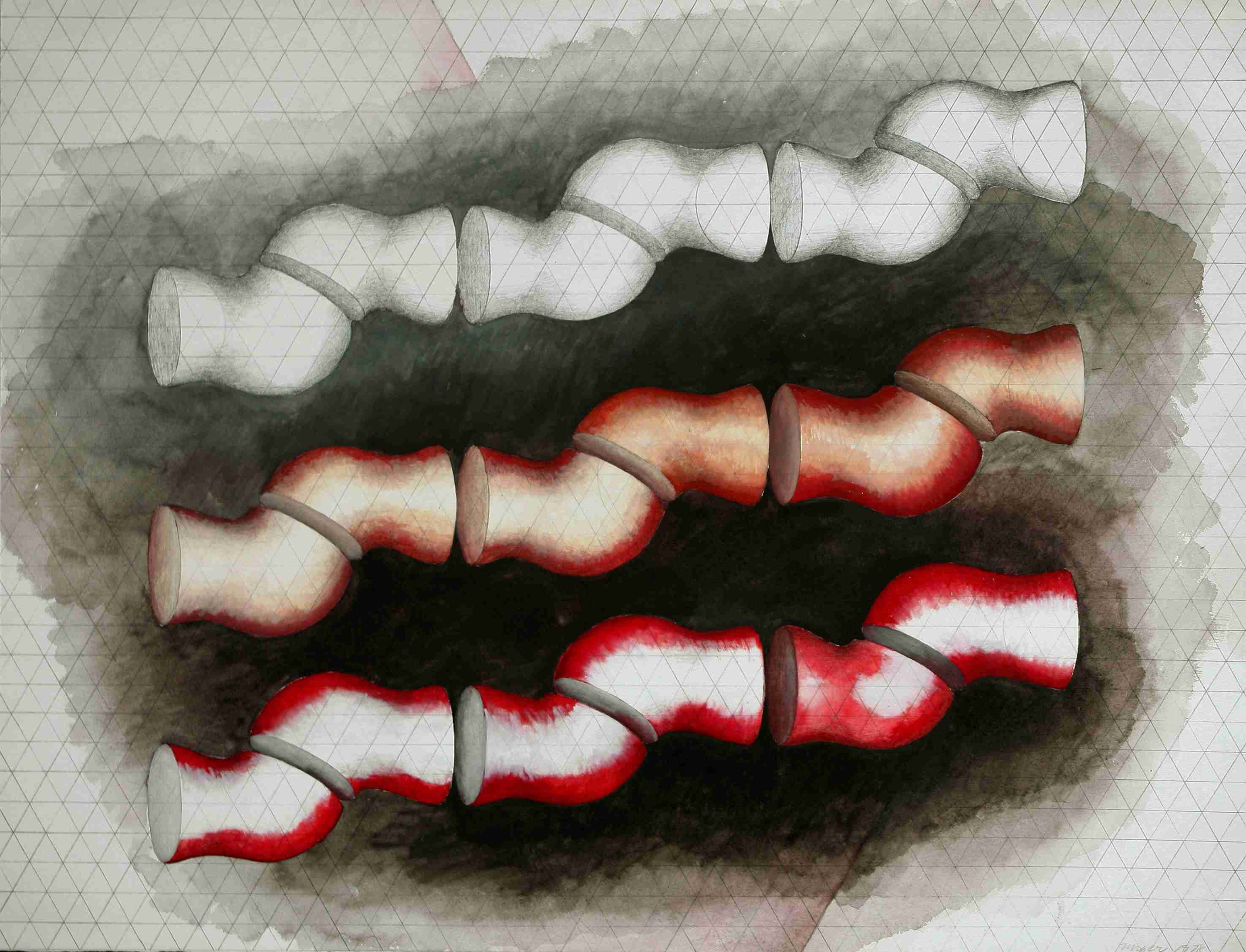 Untitled (Study for Hexagonal Quintet)