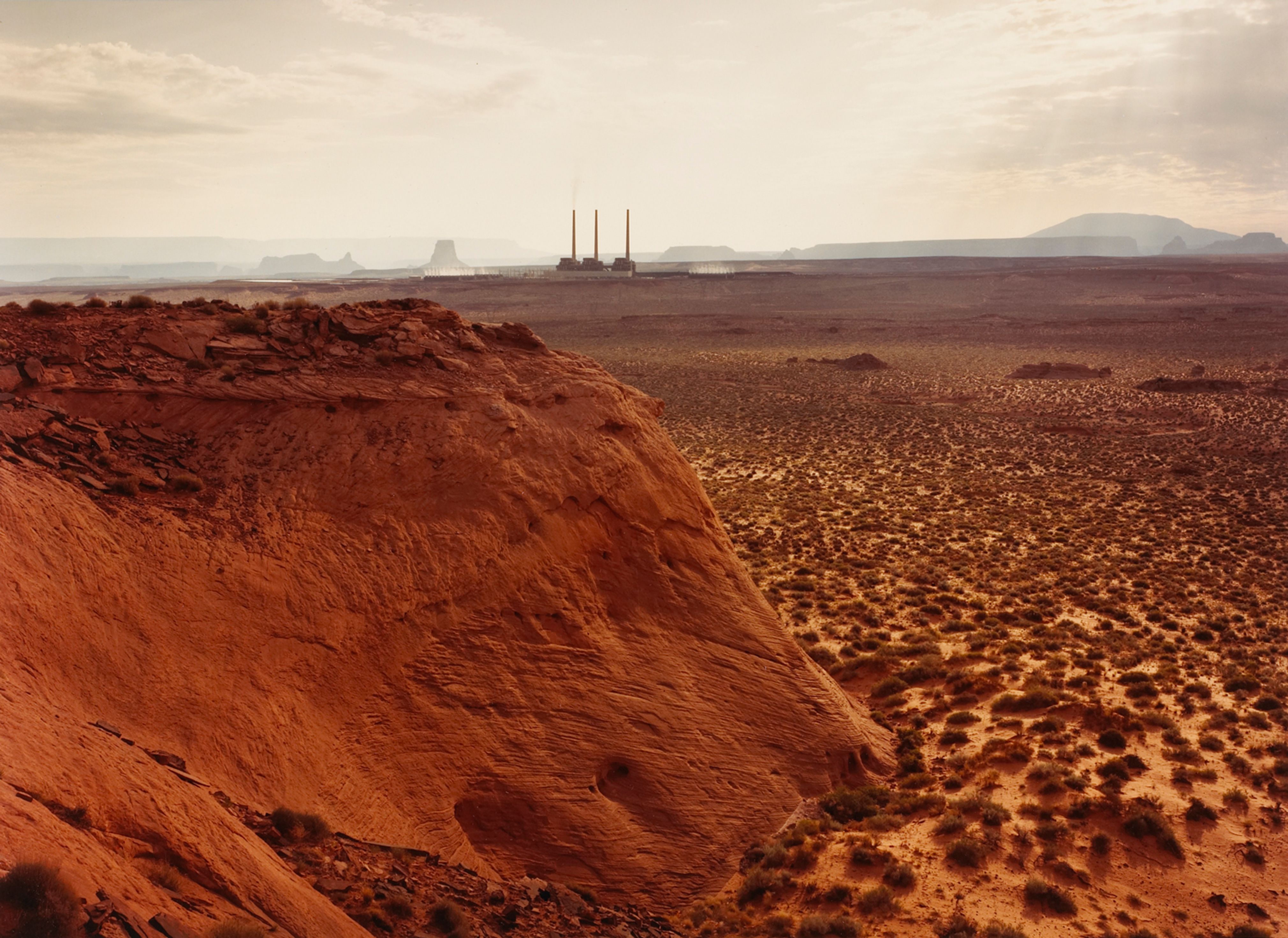 Navaho Generating Station (morning), Lake Powell, Arizona