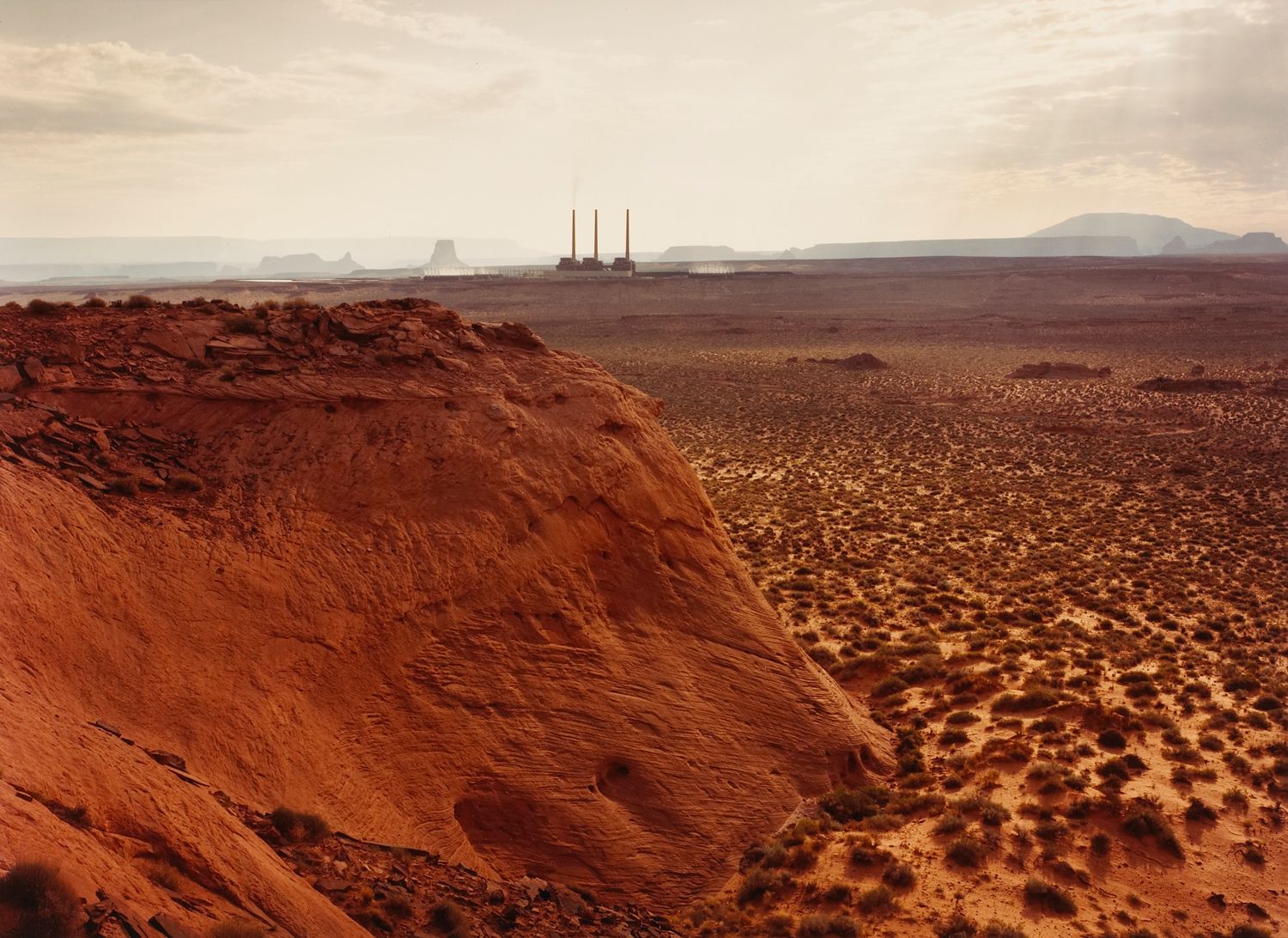 Navaho Generating Station (morning), Lake Powell, Arizona
