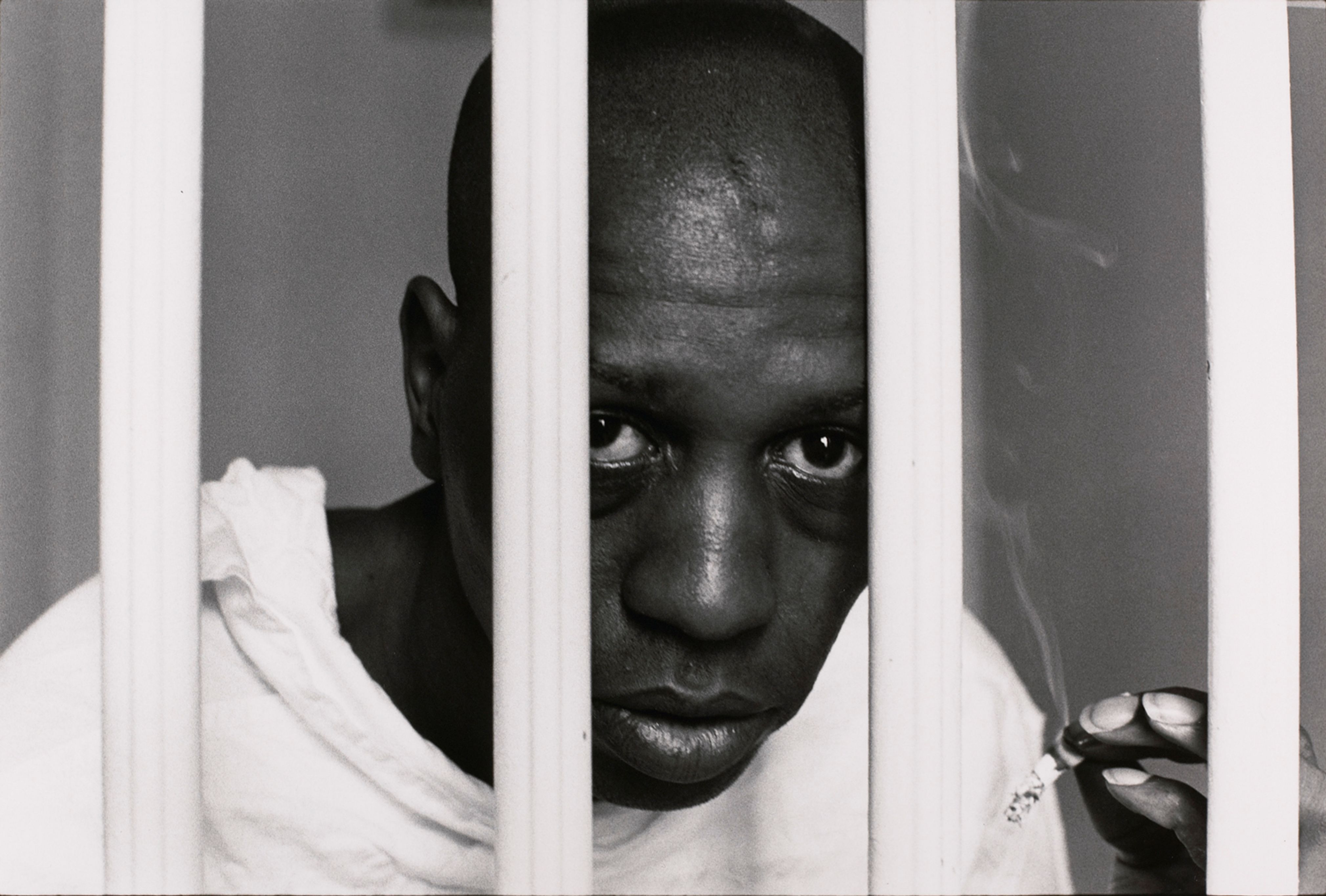 Schizophrenic inmate, imprisoned twenty years.